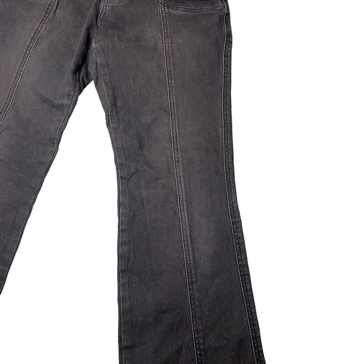 If Six Was Nine Flared Lowrise Washed Straight Cut Jeans Size US 28 / EU 44 - 4 Thumbnail