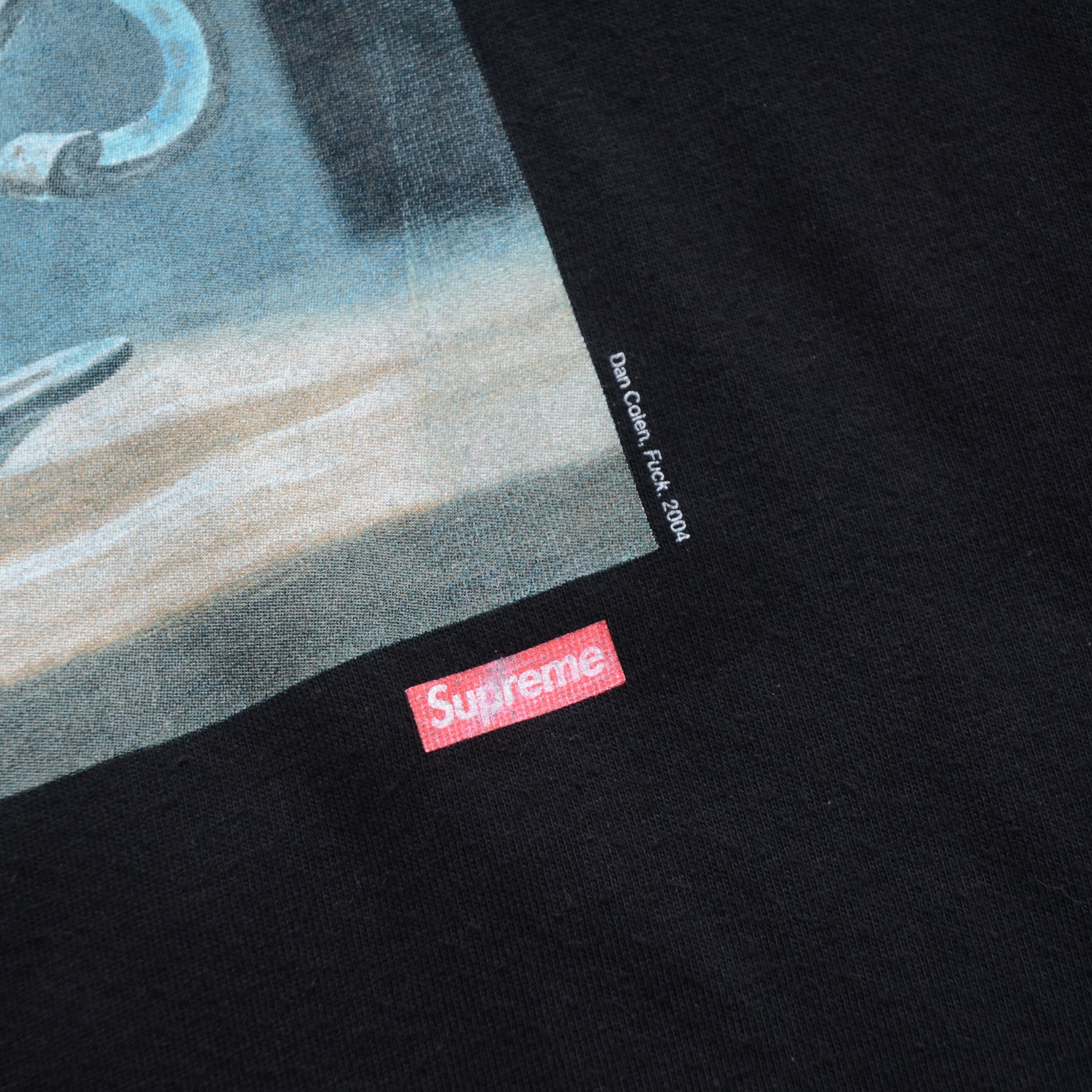 Supreme Supreme x Dan Colen ‘Fuck’ Tee ss 21 Black size M USA made Size US M / EU 48-50 / 2 - 12 Thumbnail