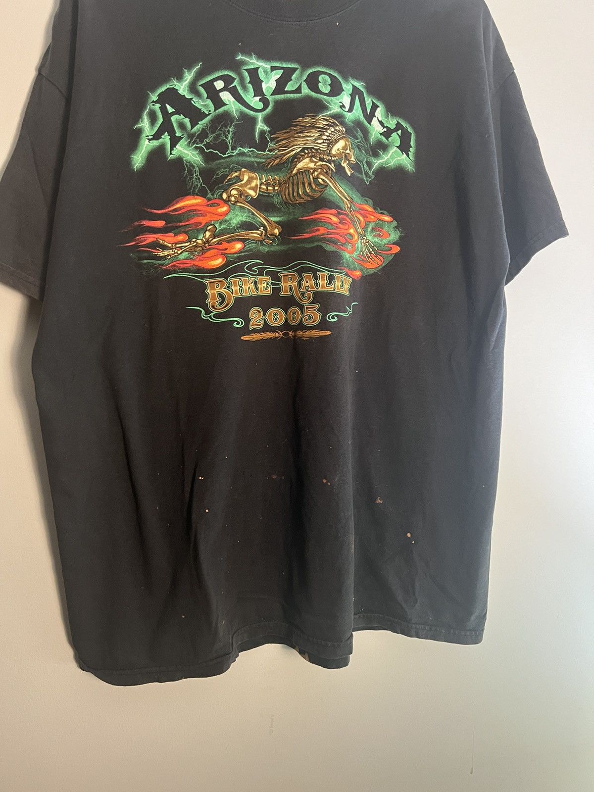 Harley Davidson × Indian Motorcycle 2005 Arizona Bike rally promo Harley style tee Size US XL / EU 56 / 4 - 8 Thumbnail