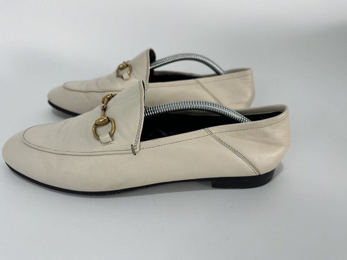 Gucci GUCCI Lambskin Womens Brixton Horsebit Loafers Size US 7.5 / IT 37.5 - 2 Thumbnail