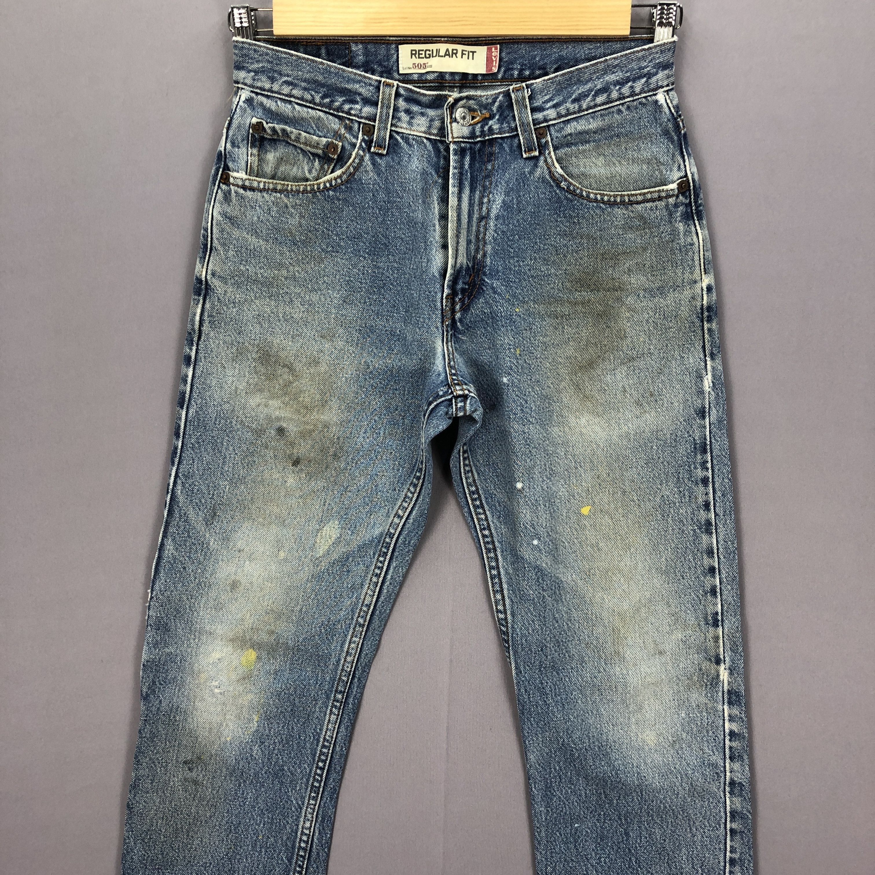 Levi's × Vintage Vintage Dirty Levis Stone Wash Jeans Levi's Faded Denim Size US 28 / EU 44 - 3 Thumbnail