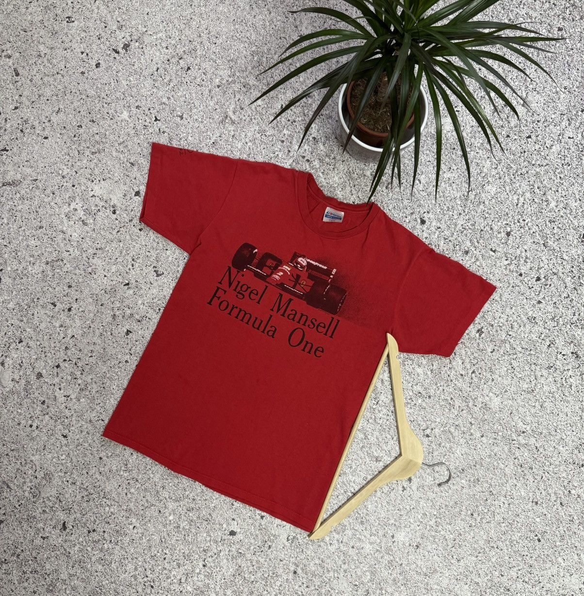 Formula 1 × Vintage Vintage 1990 Nigel Mansell Formula One Racing T-Shirt Size US L / EU 52-54 / 3 - 1 Thumbnail