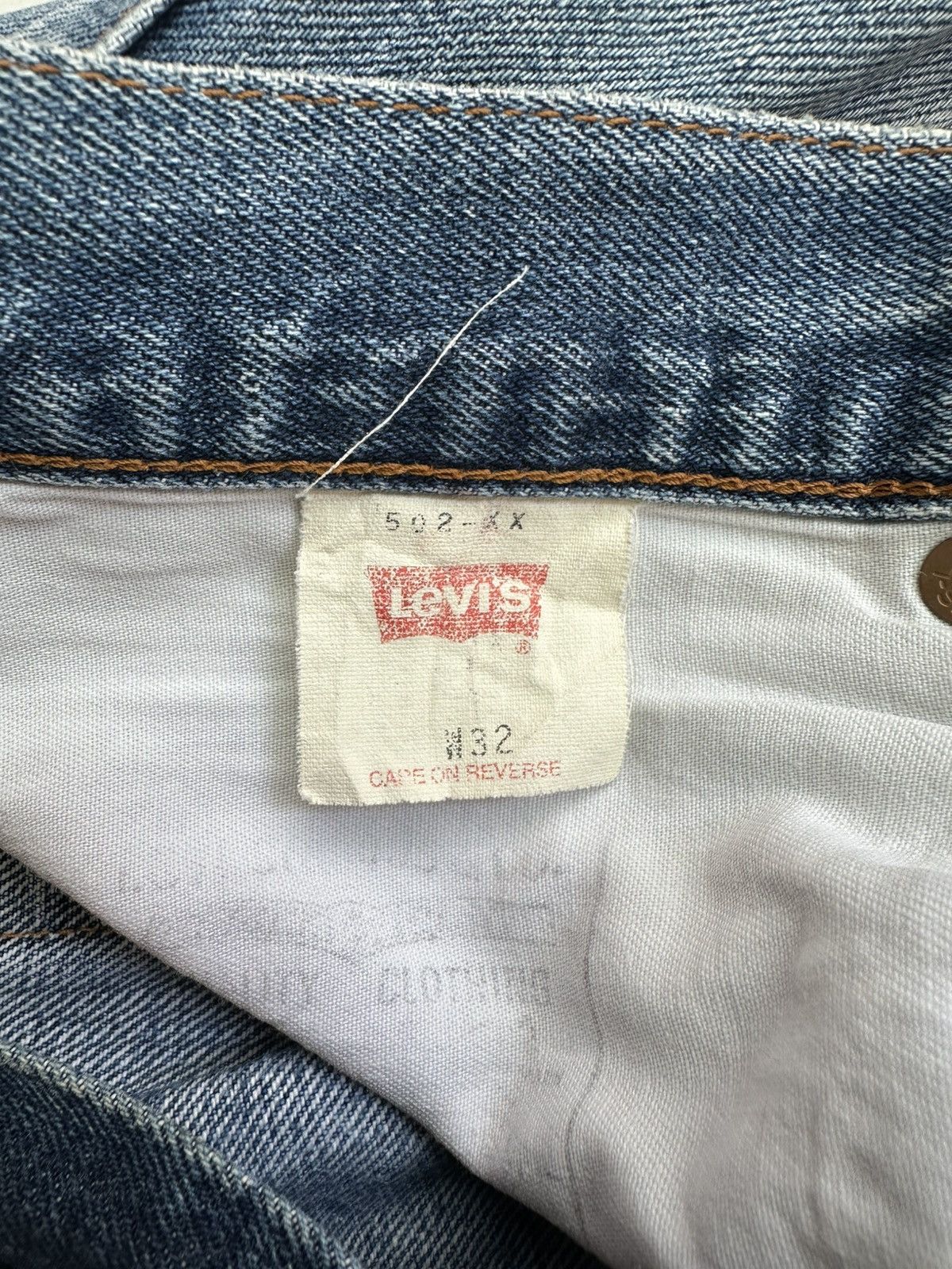 Levi's Vintage 90s Levi’s 502XX 50s Model Made in Japan Size US 32 / EU 48 - 6 Thumbnail