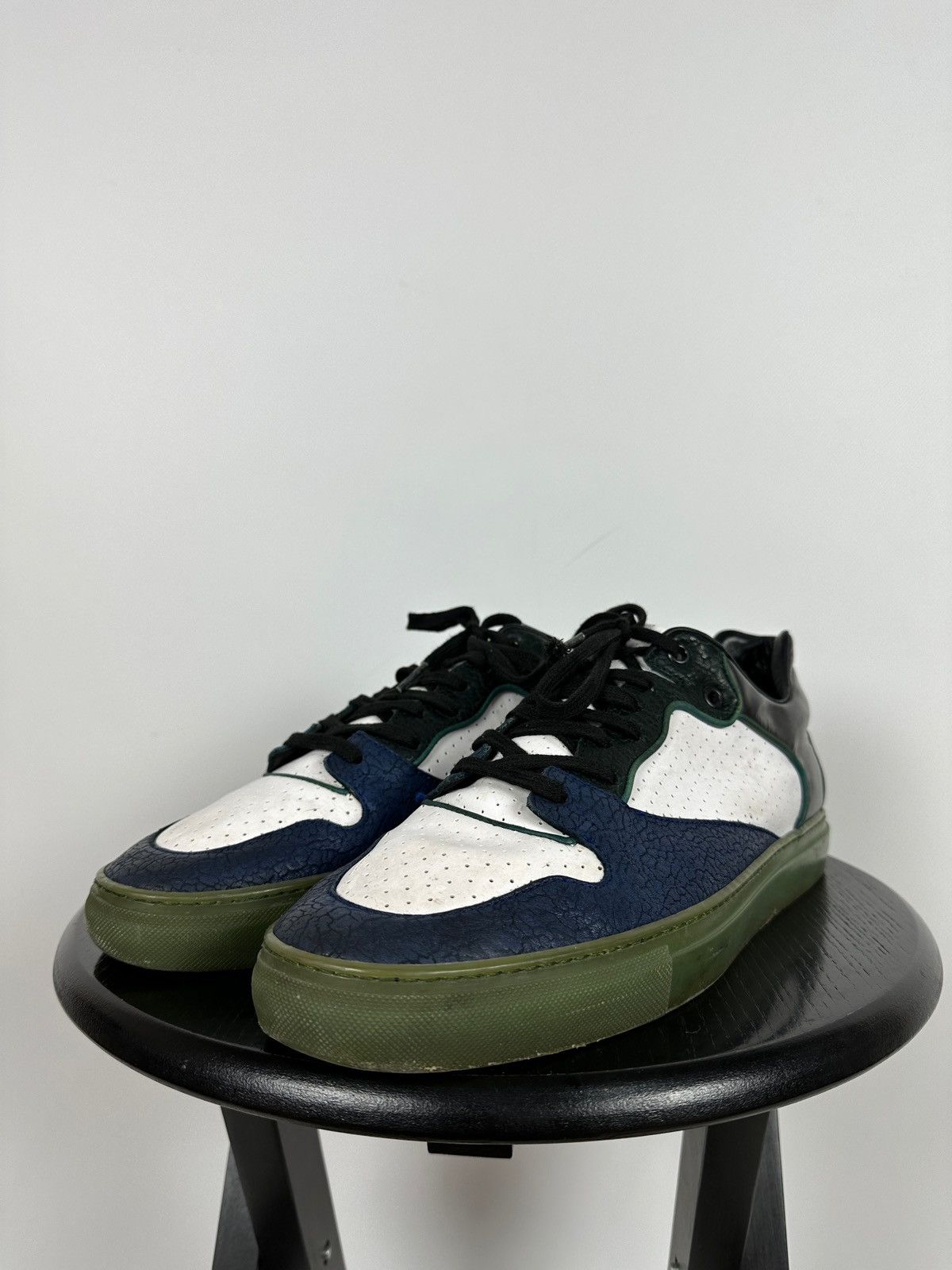 Balenciaga Panelled Low Top Sneakers