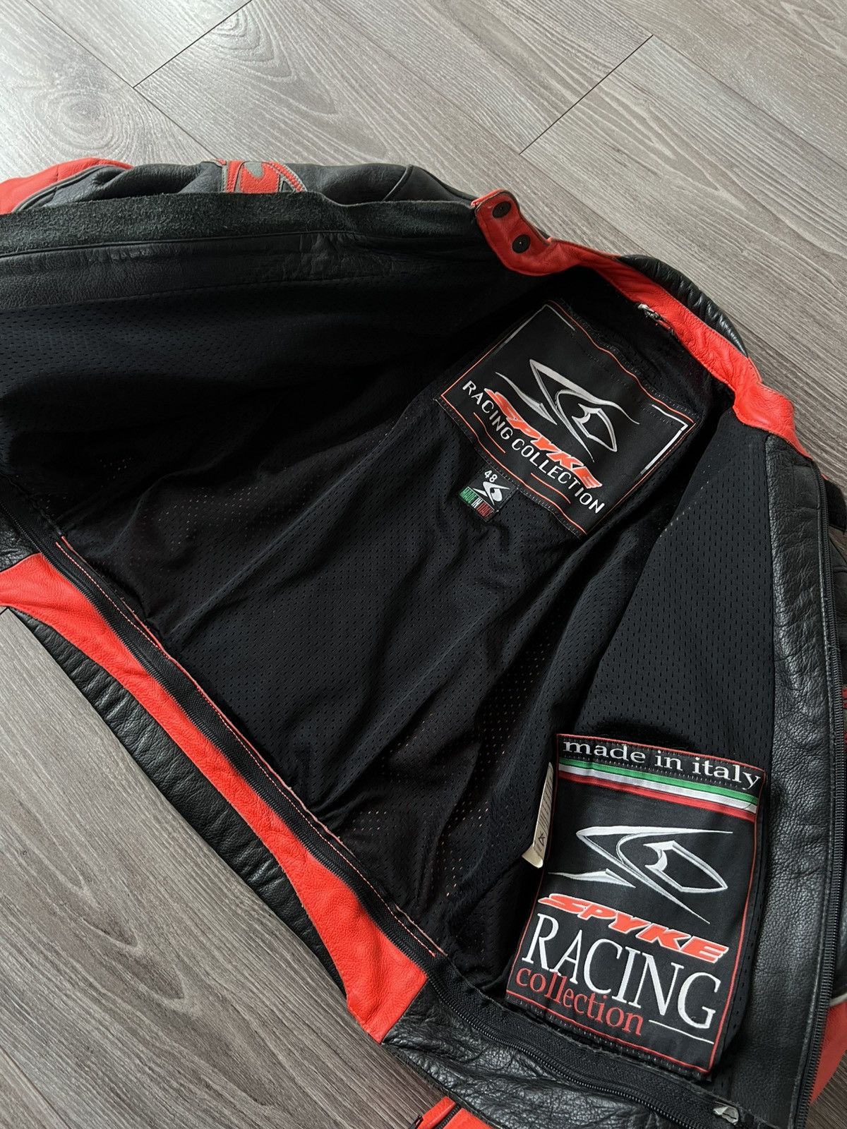 Genuine Leather ‼️Rare Vintage Spyke Racing Made in Italy Leather Save Jacket Size US M / EU 48-50 / 2 - 13 Thumbnail