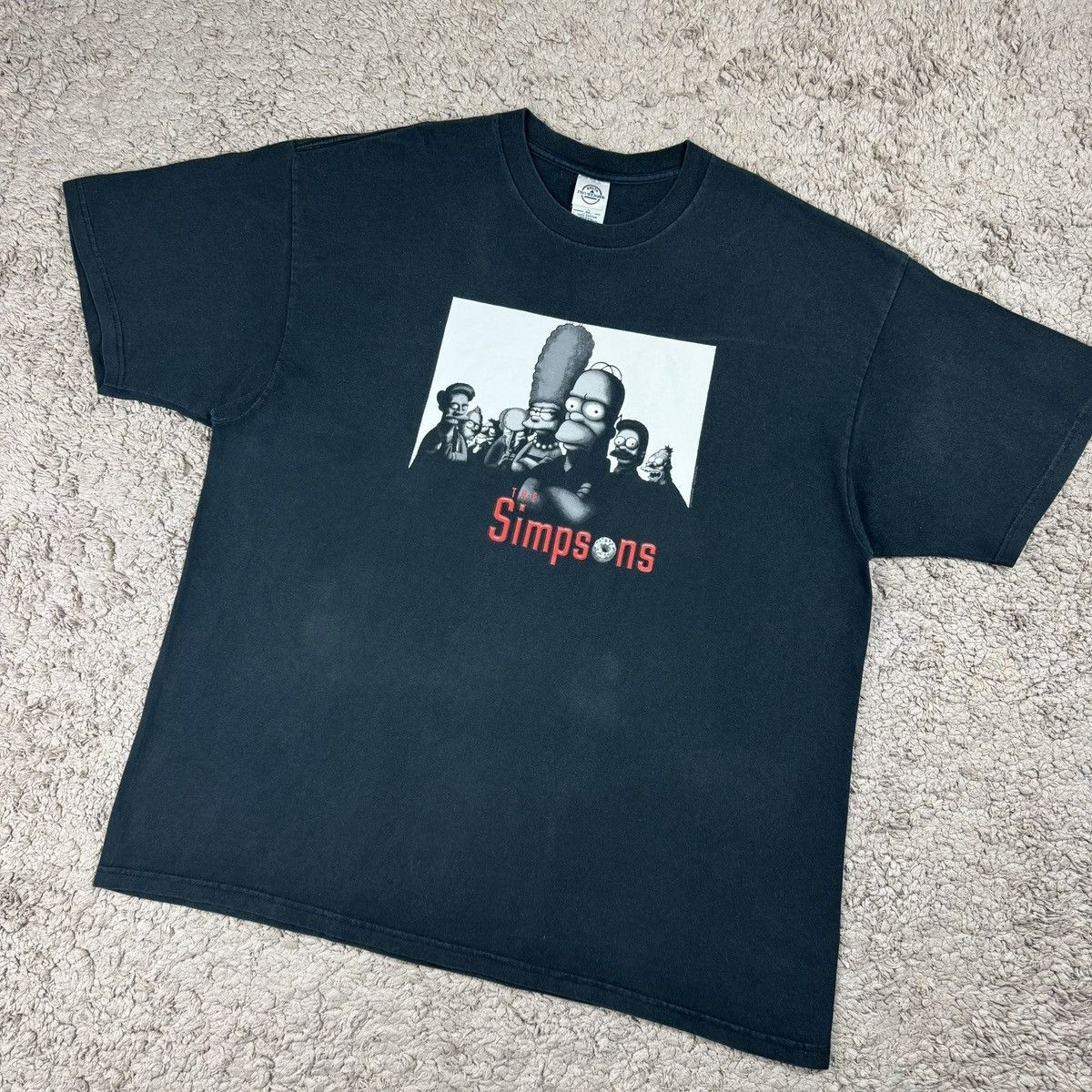 The Simpsons Vintage "The Simpsons" "The Sopranos" Parody T-shirt Size US XXL / EU 58 / 5 - 4 Thumbnail