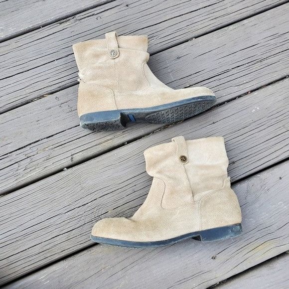 Birkenstock Birkenstock Sarnia Taupe Waxed Suede Leather Slouchy Boho An Size US 6 / IT 36 - 3 Thumbnail