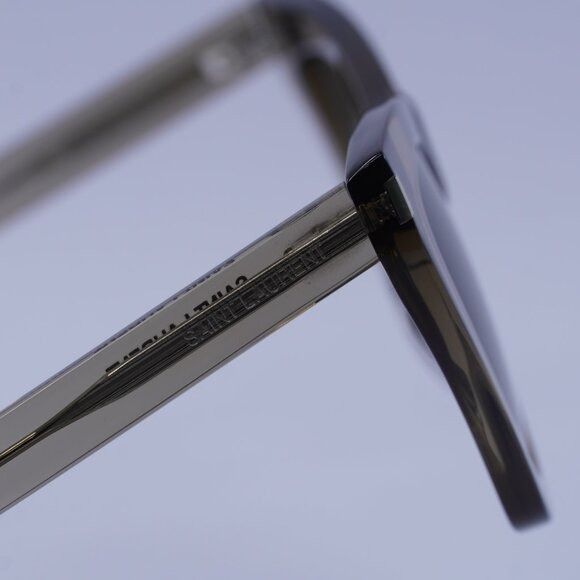 Saint Laurent Paris Saint Laurent SL214 KATE 025 Sunglasses Brown Cat Eye Frame Size ONE SIZE - 12 Thumbnail