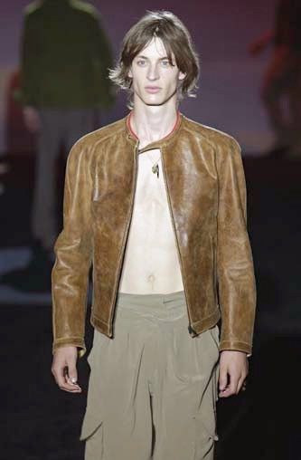Gucci GUCCI SS2003 Leather Jacket Tom Ford y2k grunge