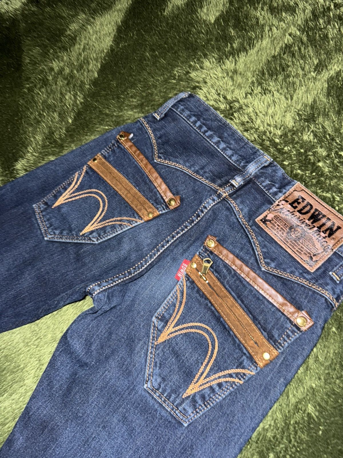 Edwin [28] EDWIN Western Yoke Detail Denim Pants MADE IN JAPAN Size US 28 / EU 44 - 9 Thumbnail