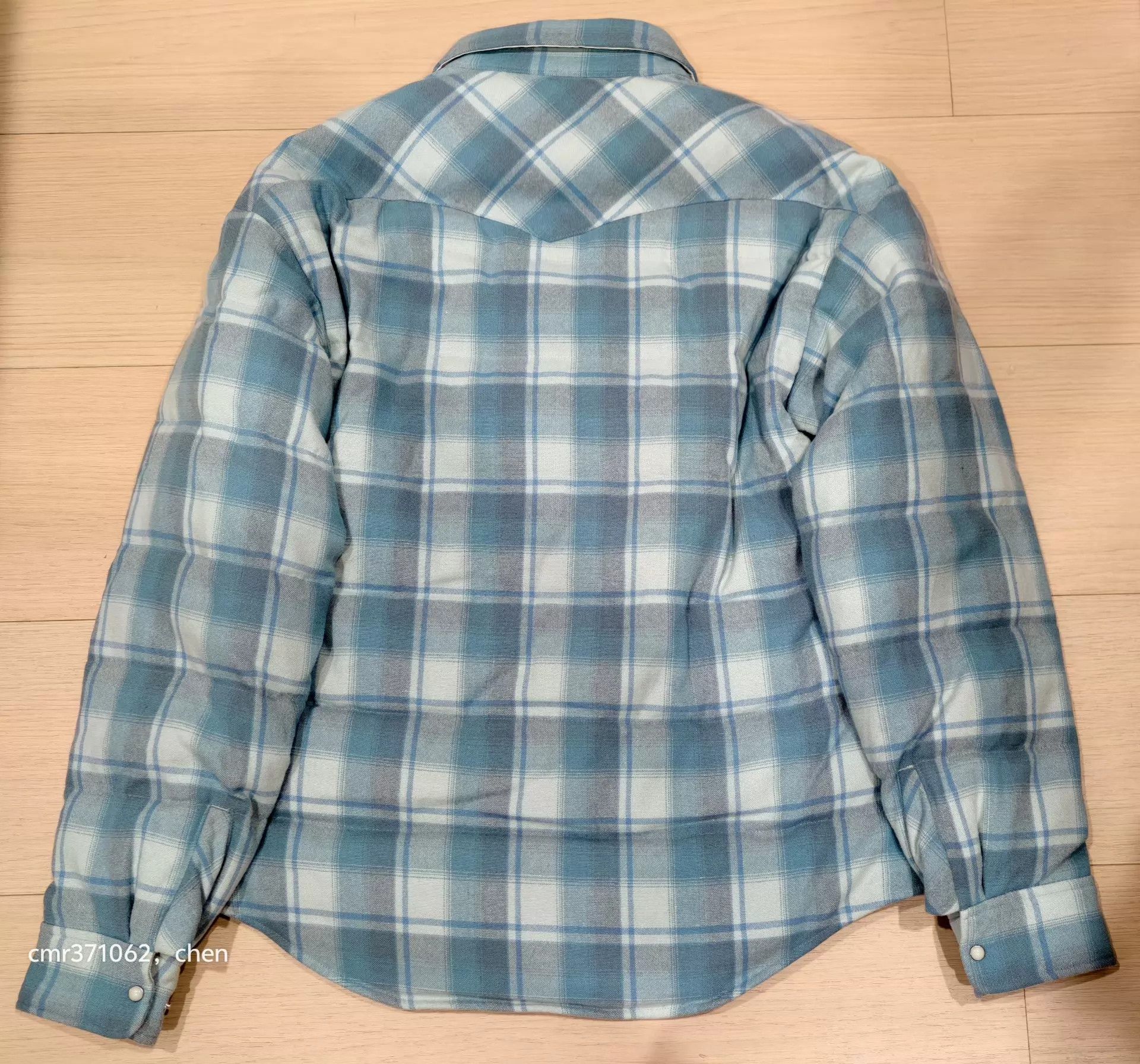 Visvim visvim 23AW Spot Ltd Blue Plaid Kerchief Down Jkt Size US M / EU 48-50 / 2 - 6 Thumbnail