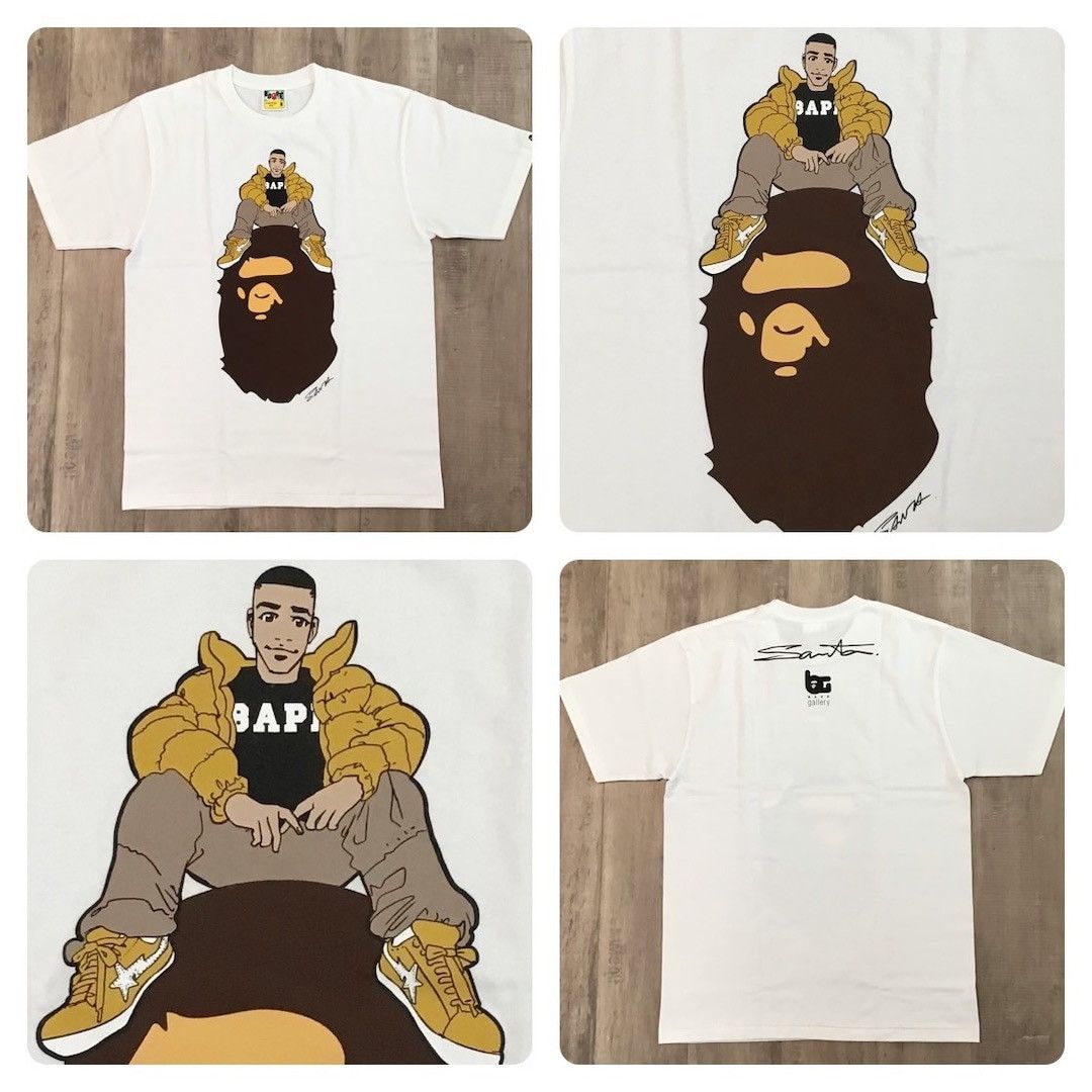 Inoue Santa × BAPE GALLERY ART T-shirt a bathing ape