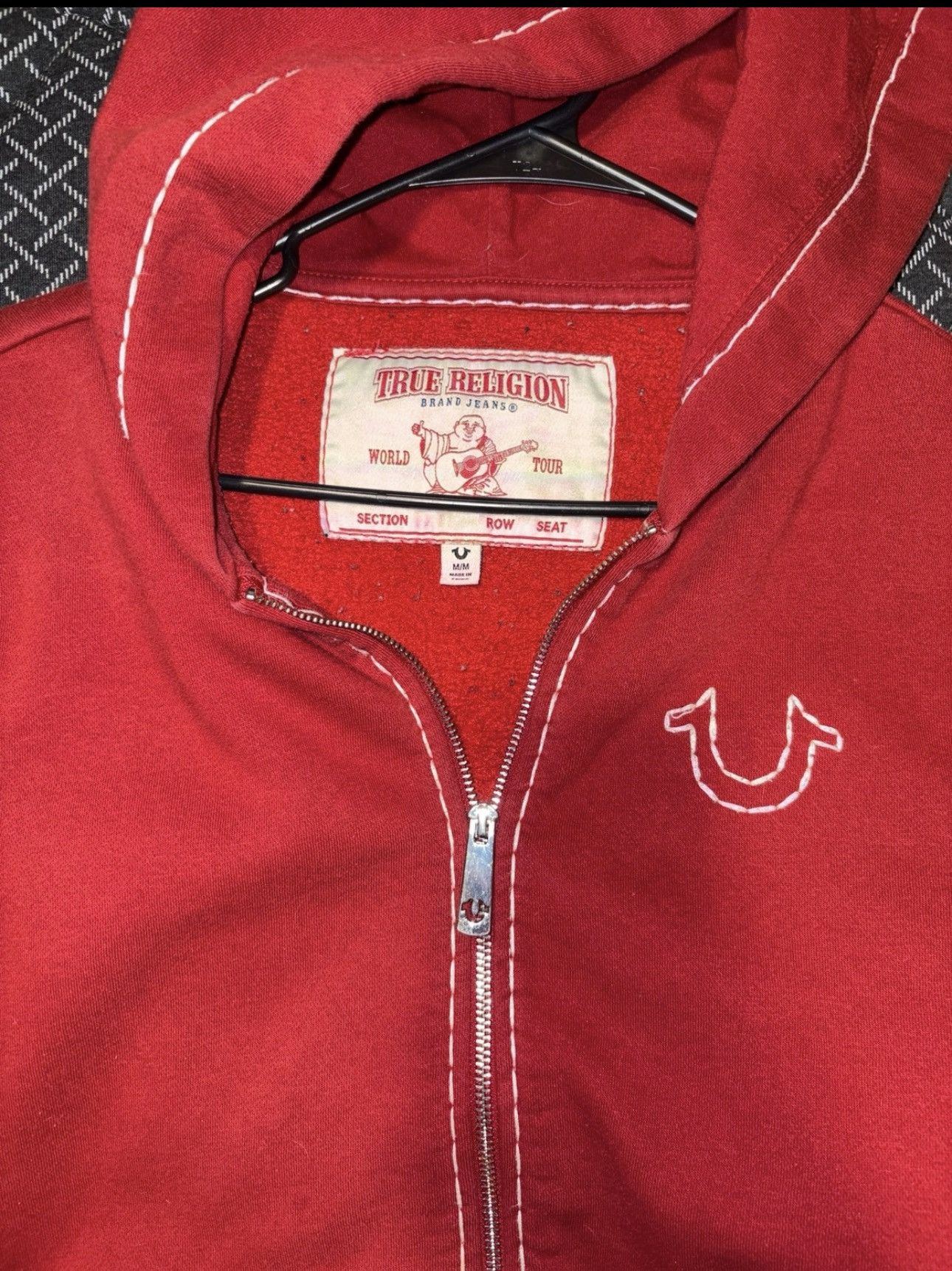 True Religion Red true religion hoodie Size US M / EU 48-50 / 2 - 4 Thumbnail