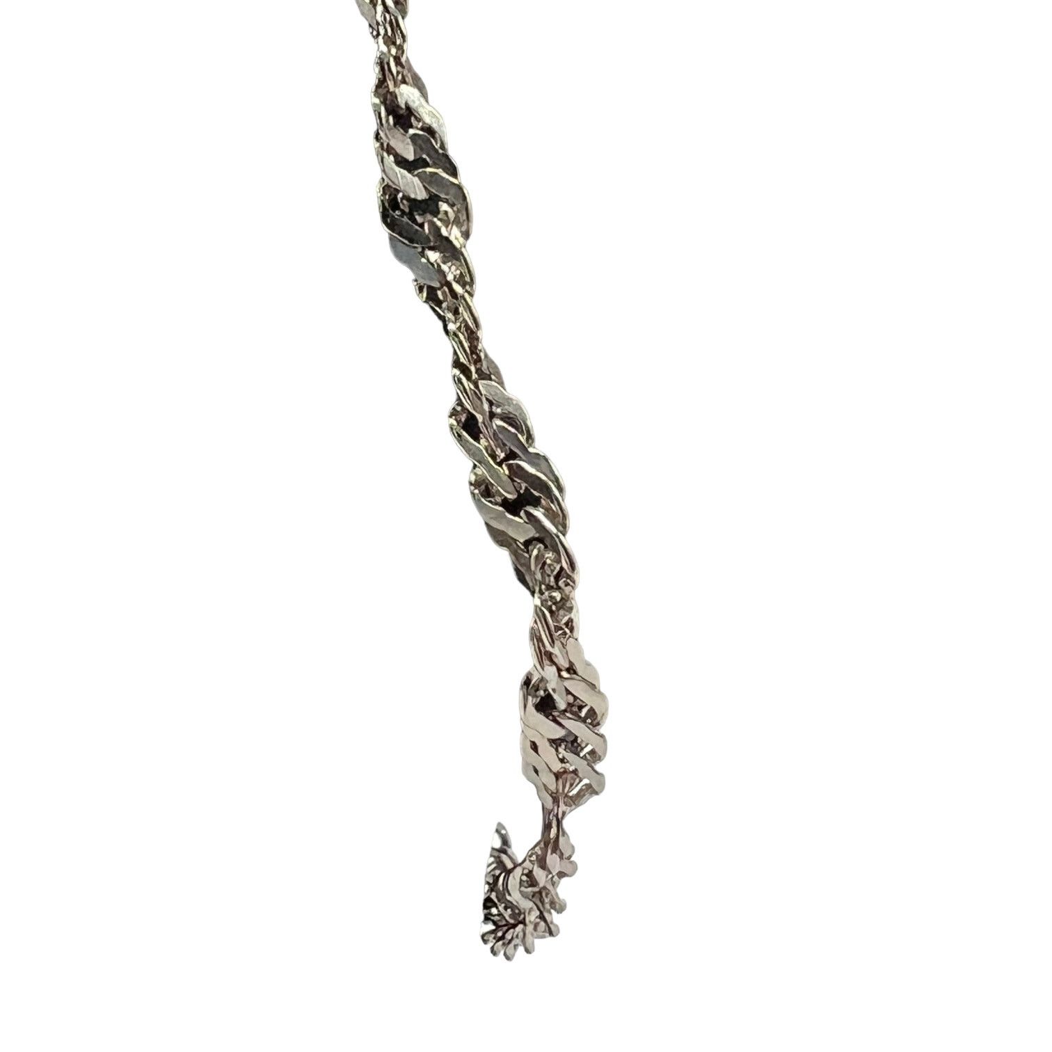 Other Simple Silver Links Bracelet Made in India 8 Inch Size ONE SIZE - 2 Thumbnail