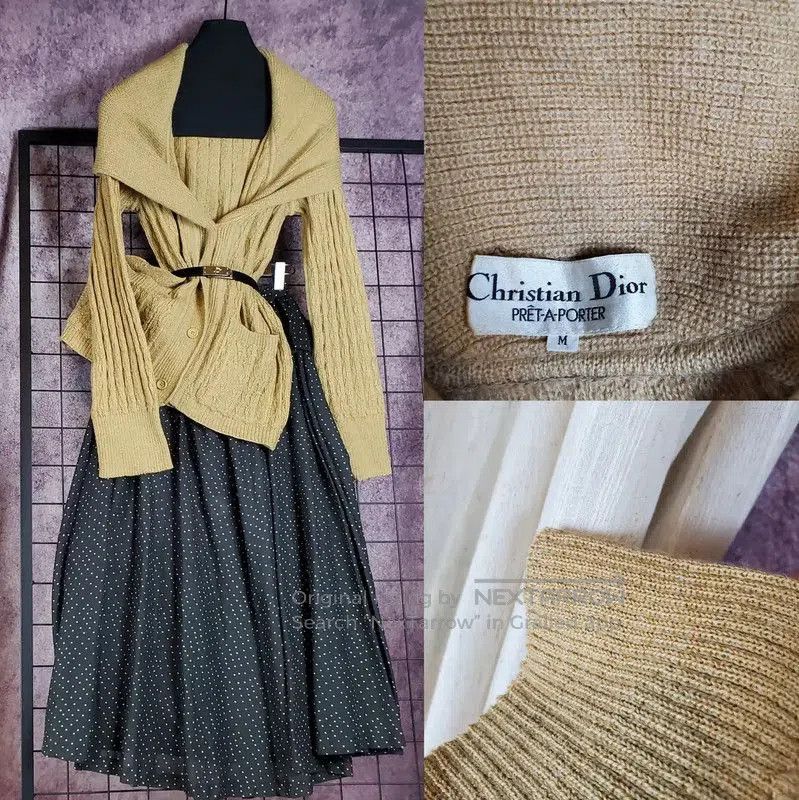 Dior Dior Brown Wool Long Sleeve Cardigan . Size M / US 6-8 / IT 42-44 - 1 Thumbnail