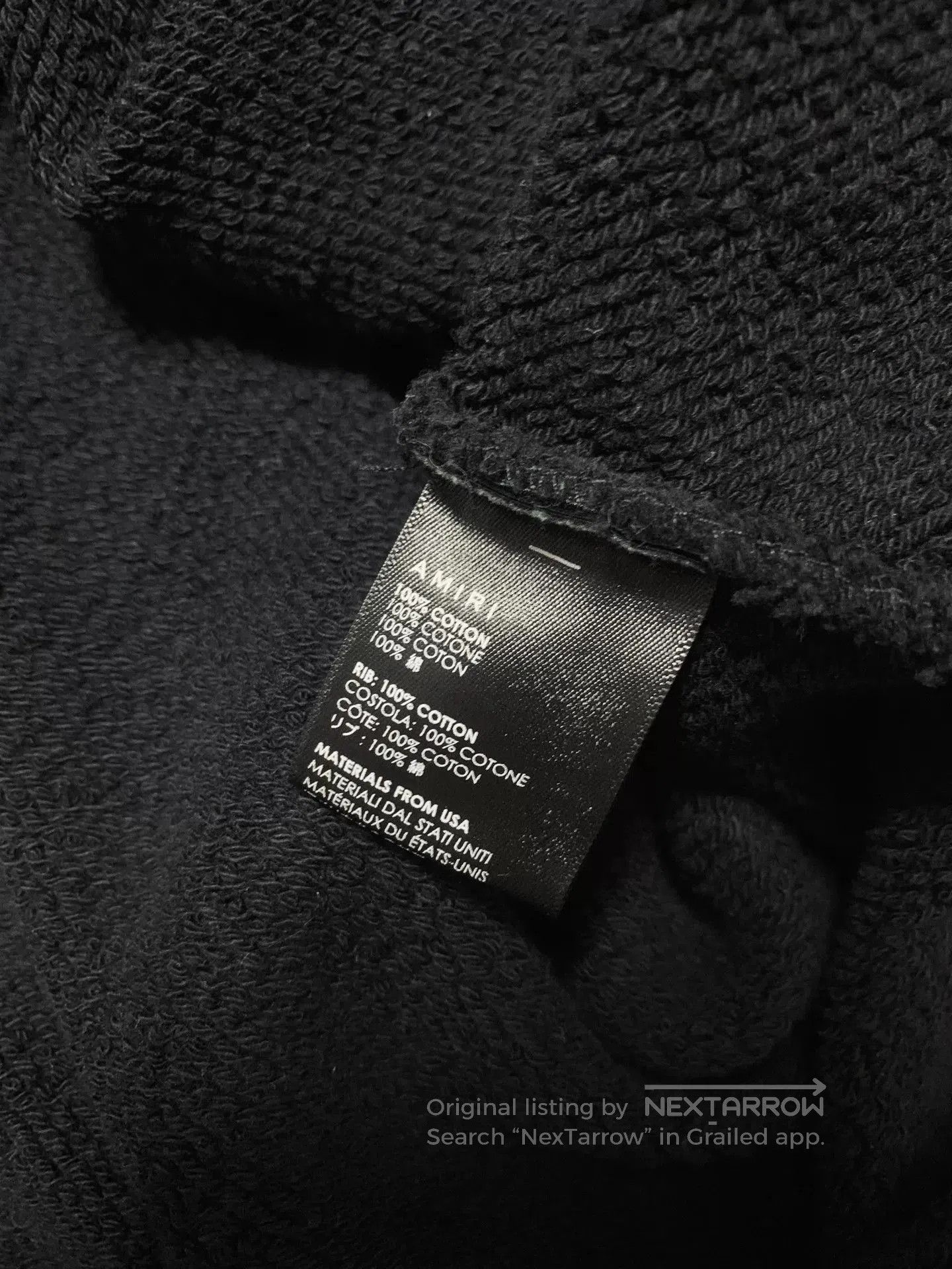 Amiri AMIRI Sequined Crane Sweatshirt. Size US M / EU 48-50 / 2 - 4 Thumbnail