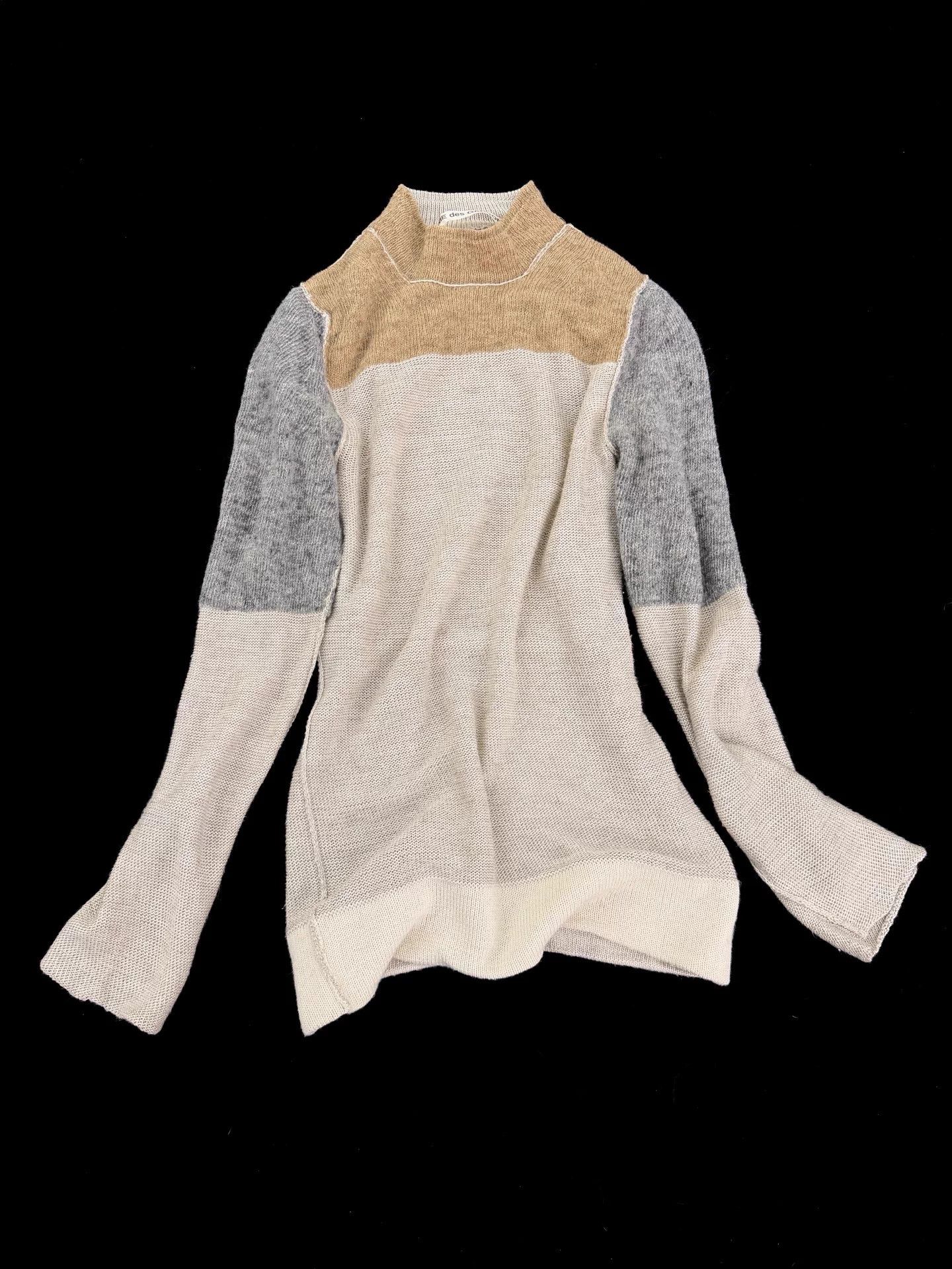 Comme des Garcons Comme des Garçons 1998aw Linen-Silk Wool Panel Top Size F Size S / US 4 / IT 40 - 1 Thumbnail