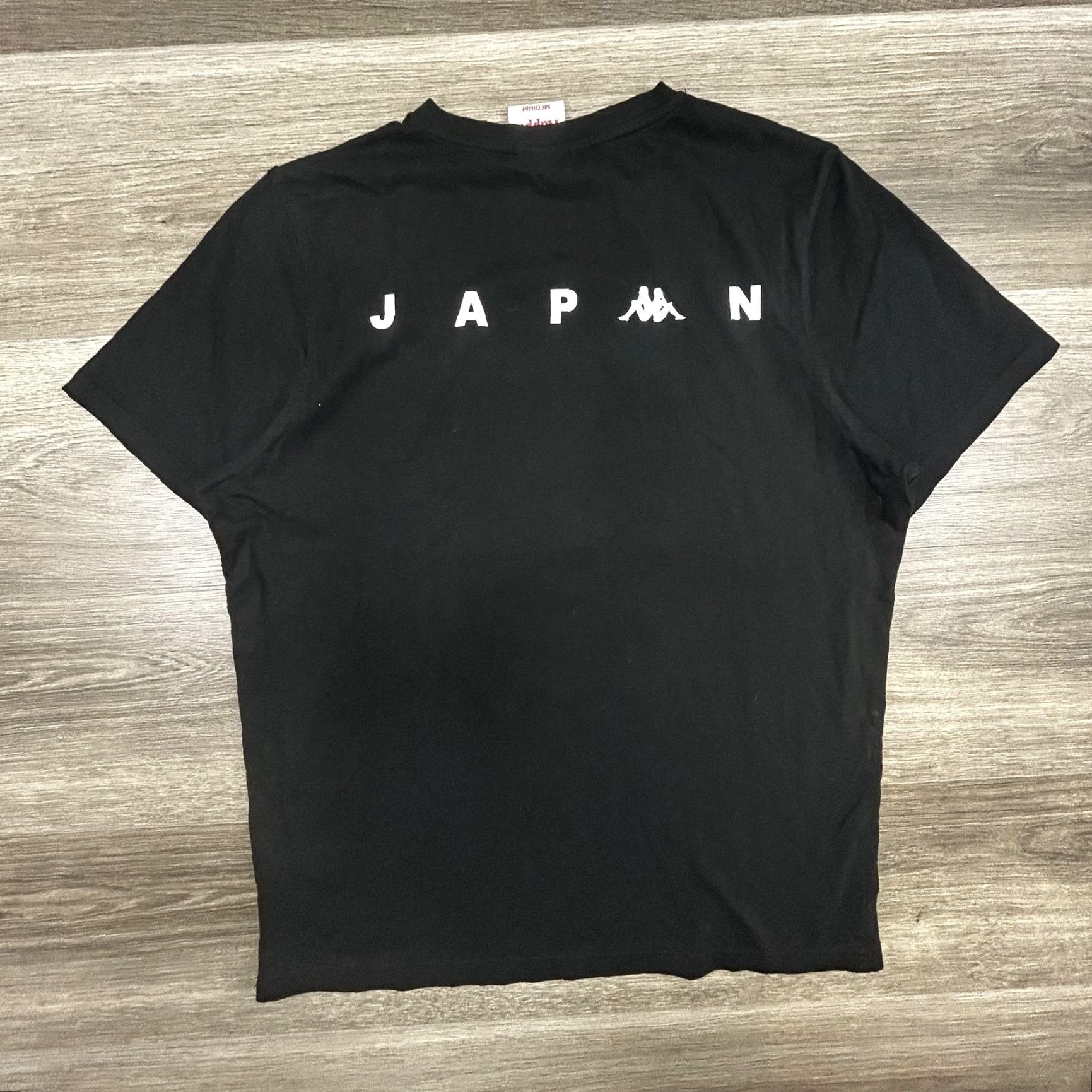 Kappa VINTAGE Kappa Mens Shirt M Black Lucky Cat Maneki Neko Japan Graphic Streetwear Crew Neck Short Sleeve Medium Mens Size US M / EU 48-50 / 2 - 2 Thumbnail