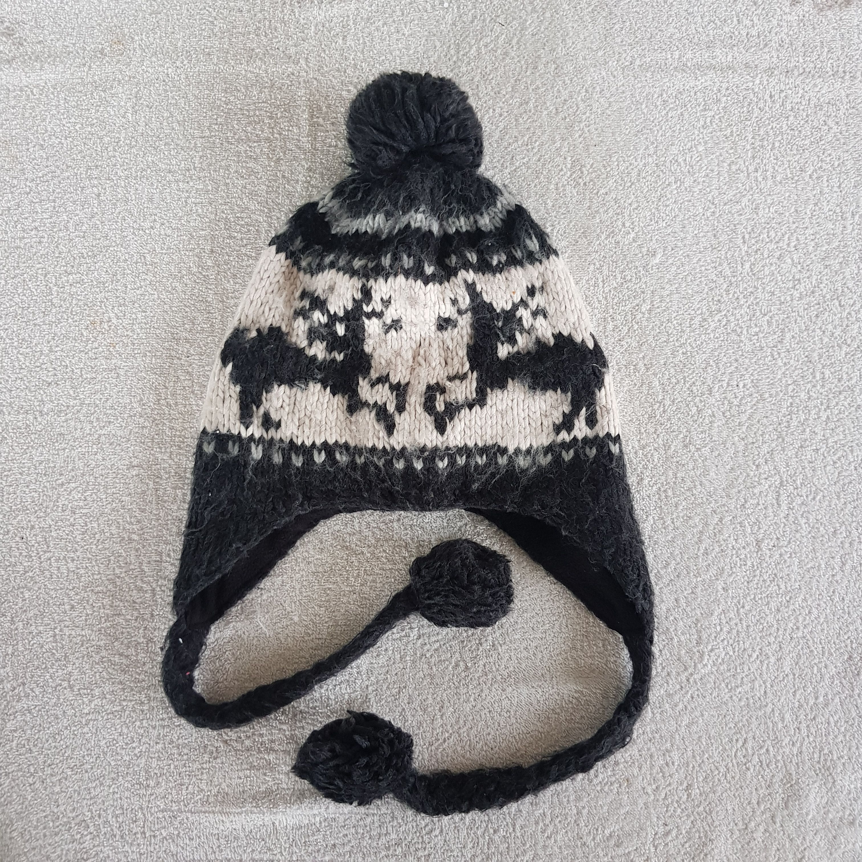 Japanese Brand Vintage 2oz Earflap Beanie Navajo Aztec Snow Caps Hats. Size ONE SIZE - 1 Thumbnail