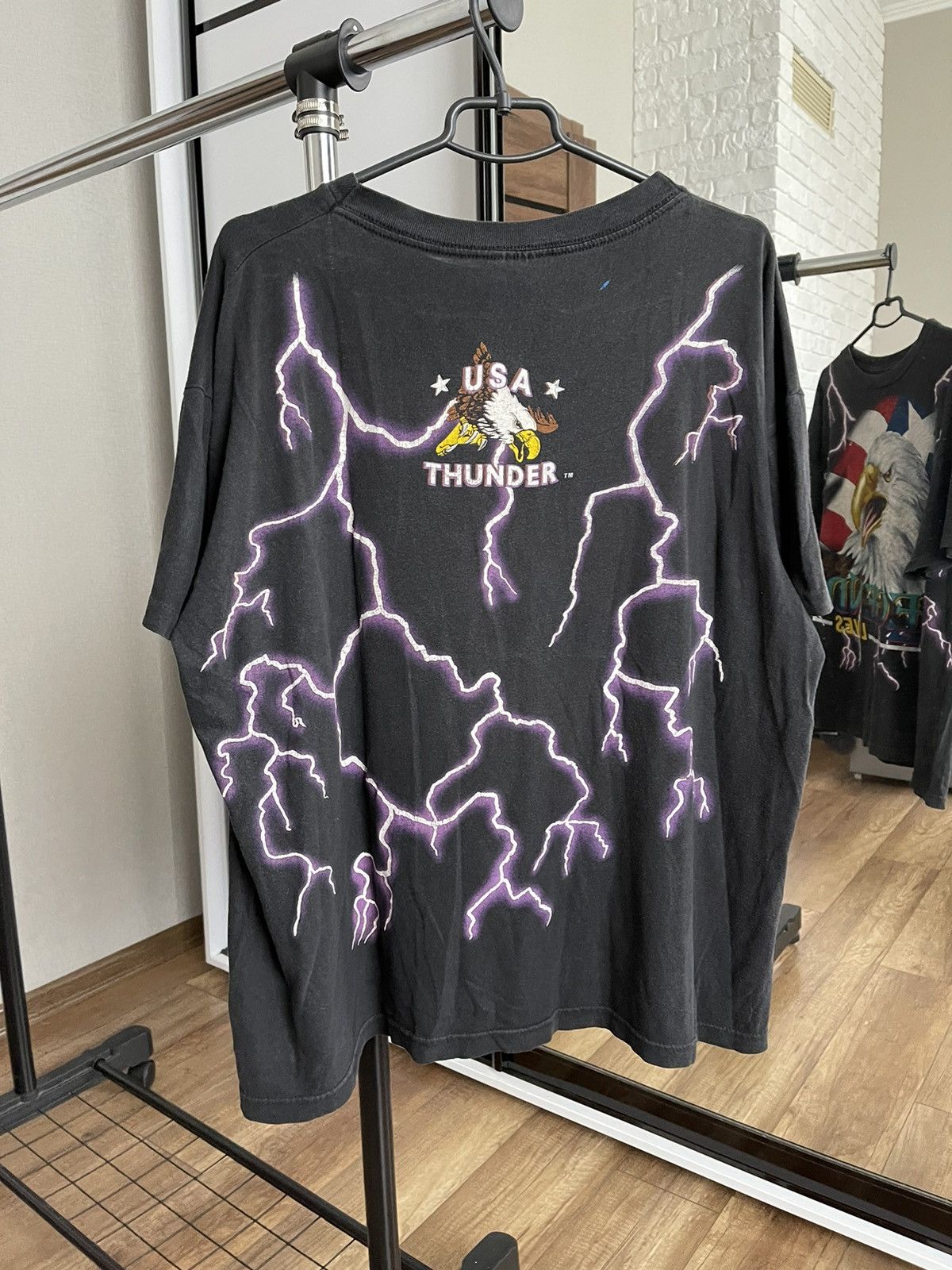 Vintage American Eagles Thunder Vintage USA T-Shirt Tee 90s Size US L / EU 52-54 / 3 - 8 Thumbnail