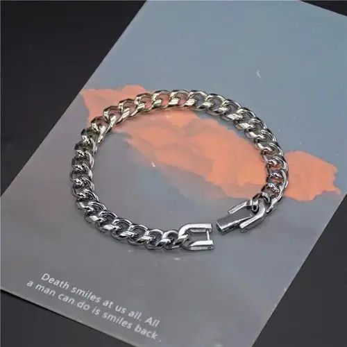 Jewelry Titanium Steel Link Chain Bracelet for Men Women Size ONE SIZE - 2 Thumbnail