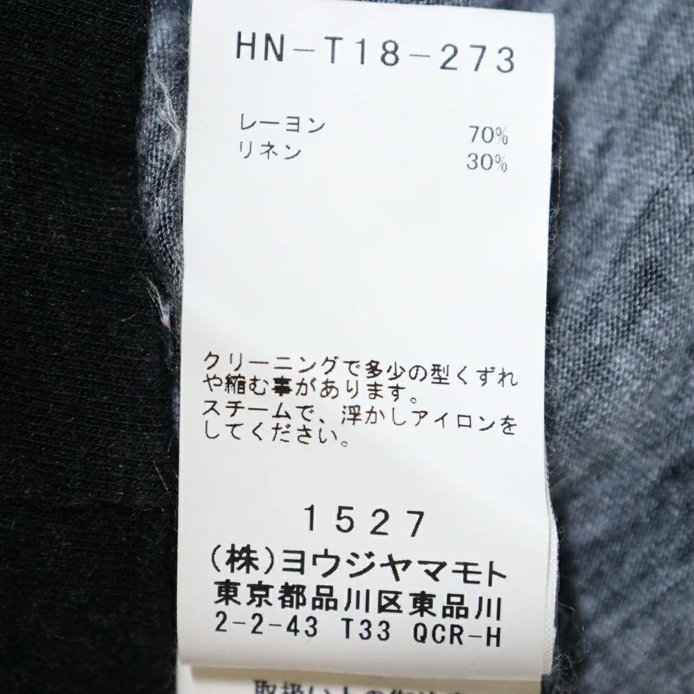 Yohji Yamamoto BLACK Scandal Yohji Yamamoto // 20SS Crew Neck T-Shirt Size US L / EU 52-54 / 3 - 8 Thumbnail