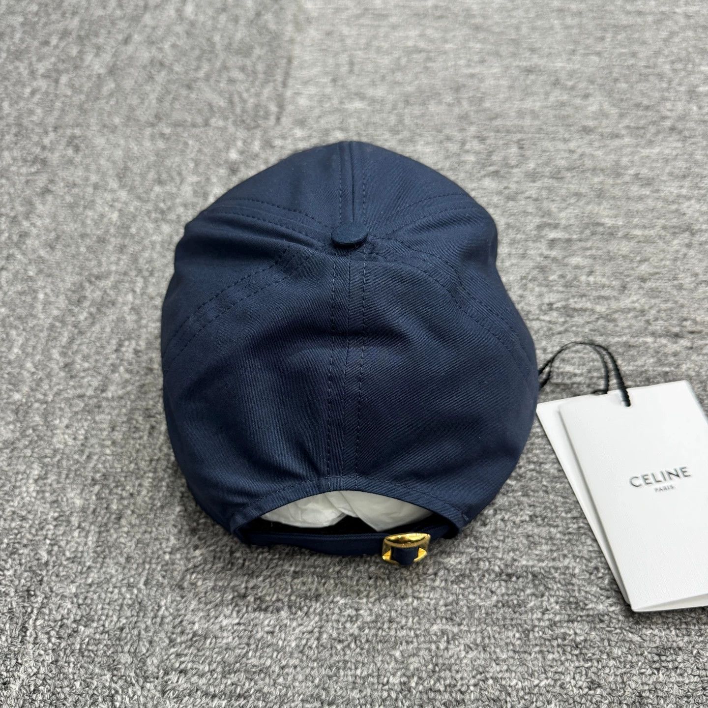 Celine Celine Flocked Logo Baseball Cap Size L Size ONE SIZE - 2 Thumbnail