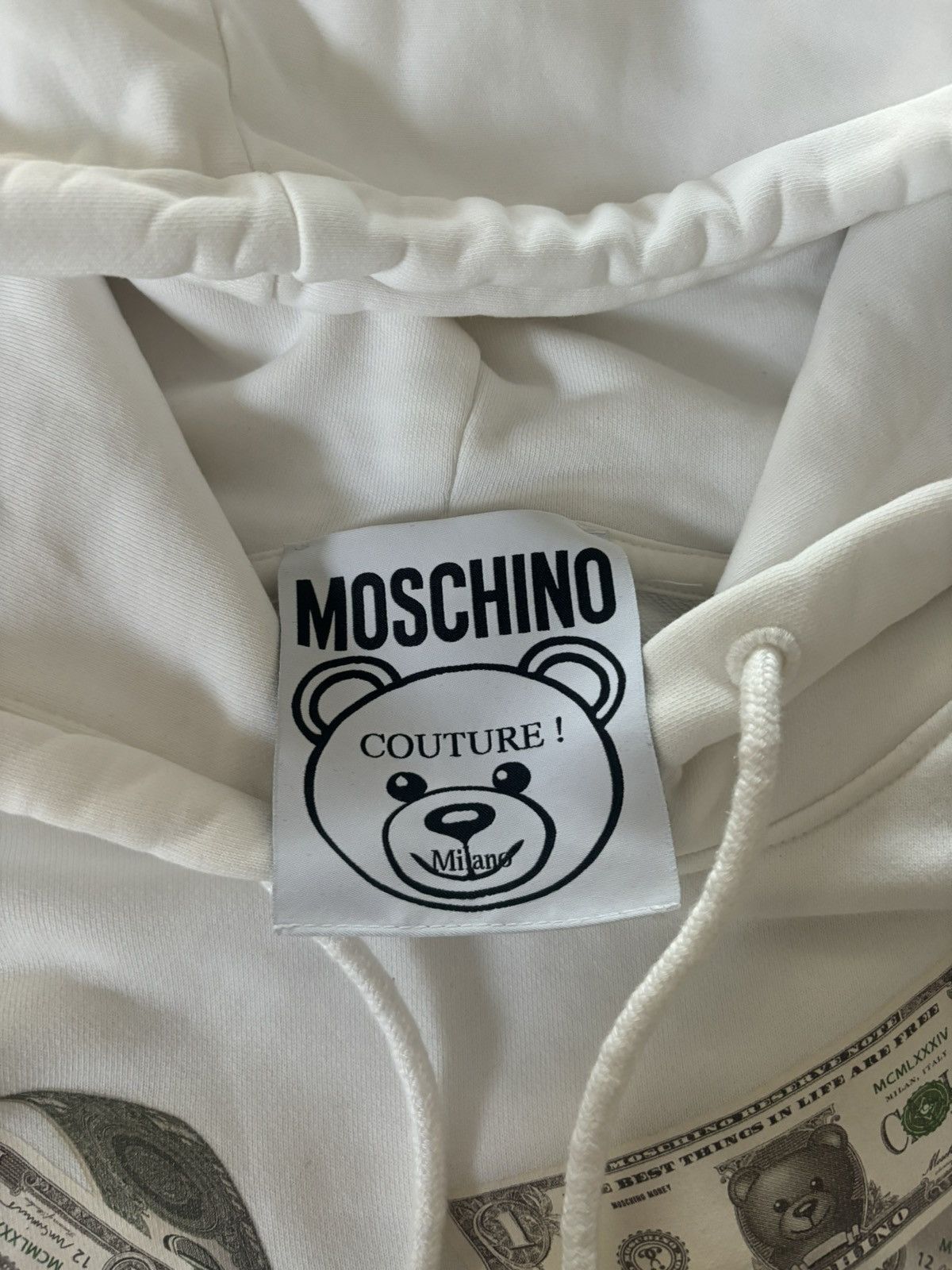 Moschino Moschino Teddy logo dollar hoodie Size US M / EU 48-50 / 2 - 6 Thumbnail