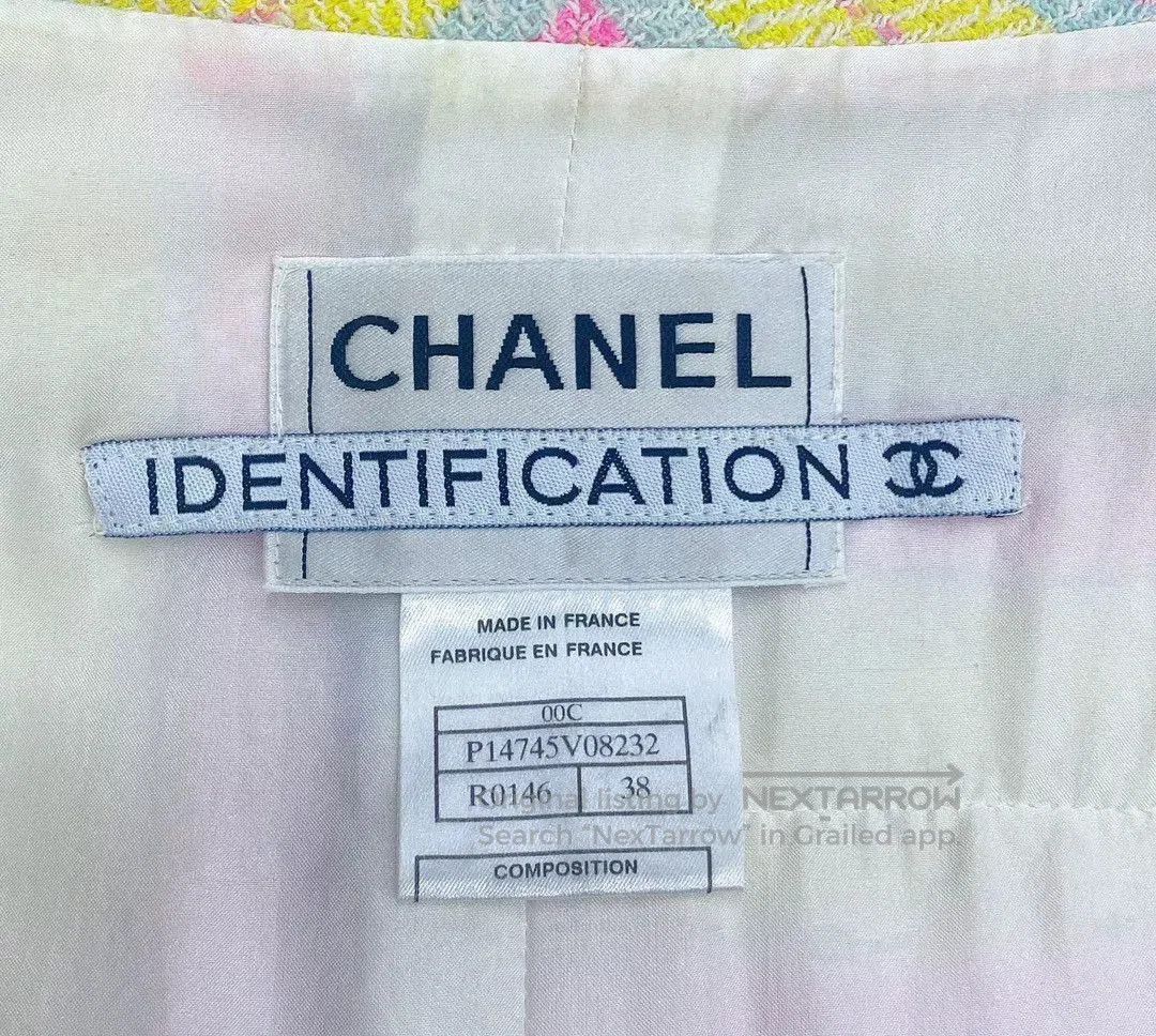 Chanel Chanel Yellow Striped Jacket. Size US S / EU 44-46 / 1 - 5 Thumbnail