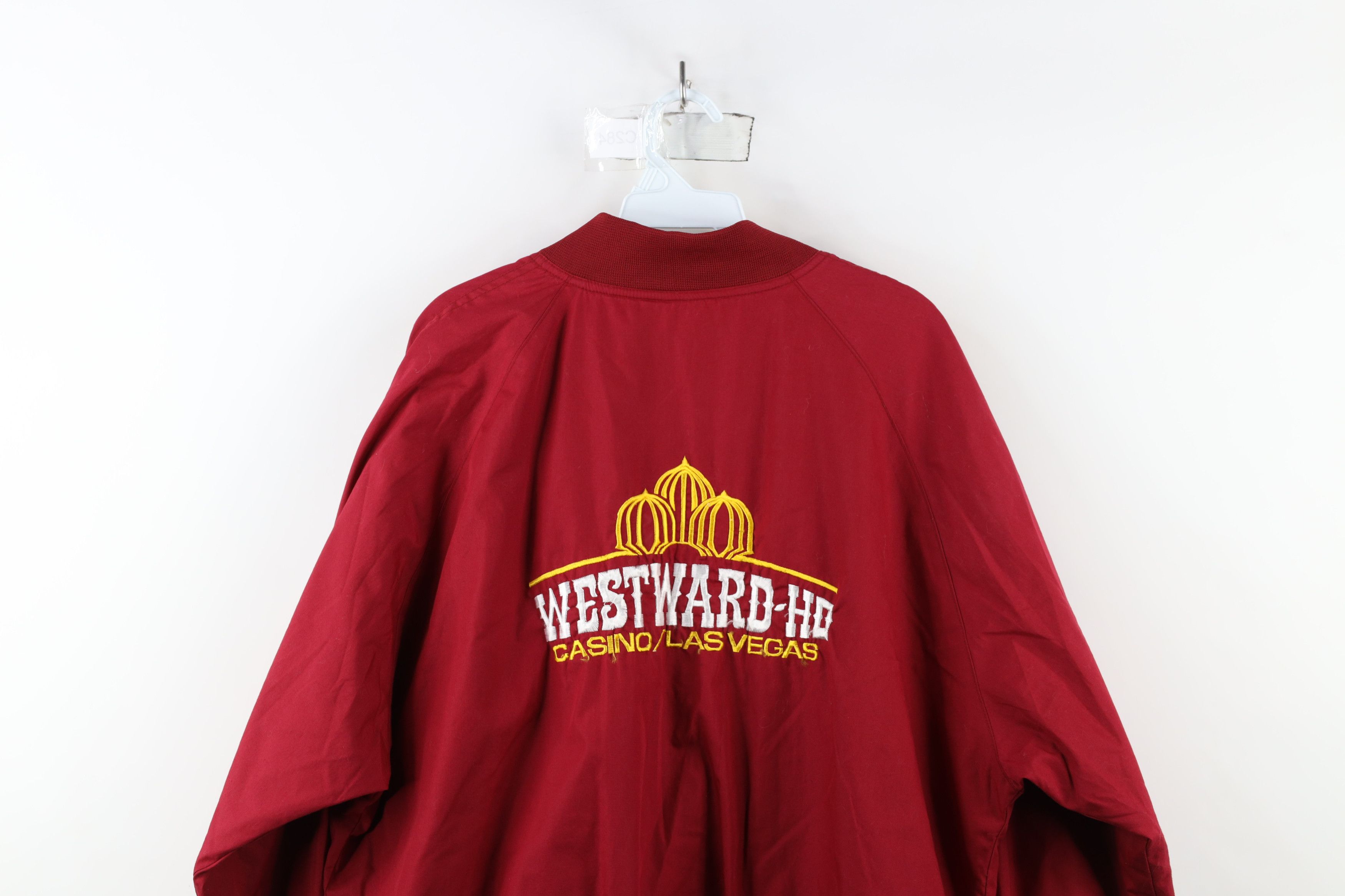 Vintage Vintage 90s Streetwear Westward Ho Casino Bomber Jacket Size US XL / EU 56 / 4 - 14 Thumbnail