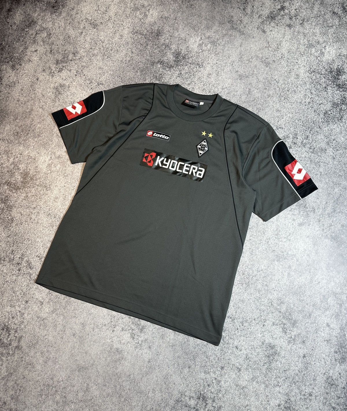 Vintage Lotto Borussia Soccer Jersey Streetwear Rare 3XL