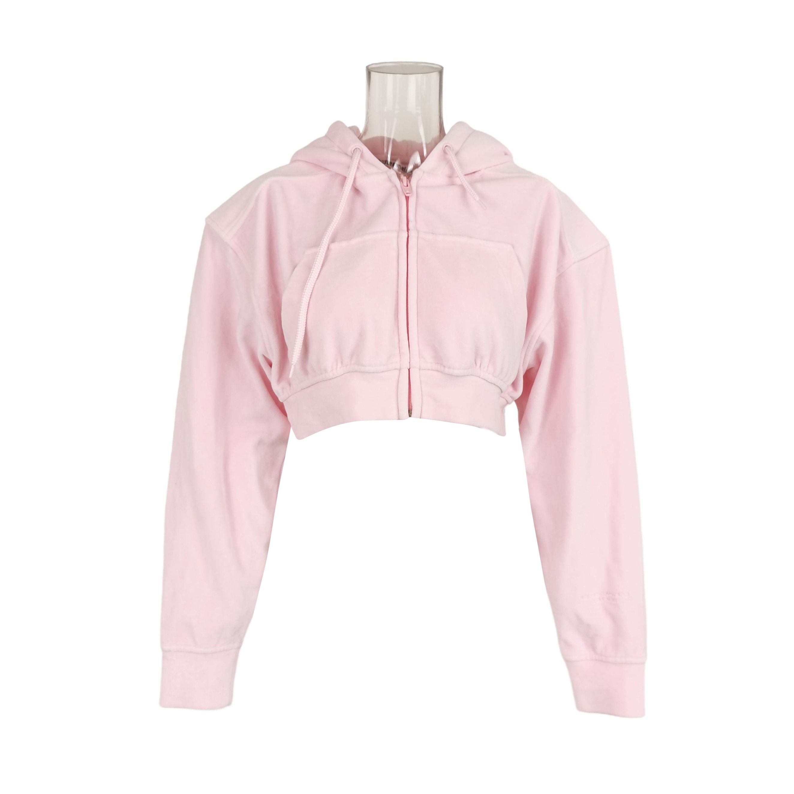 Alexander Wang Alexander Wang Pink Logo Zip Hoodie Size XS Size XS / US 0-2 / IT 36-38 - 1 Thumbnail