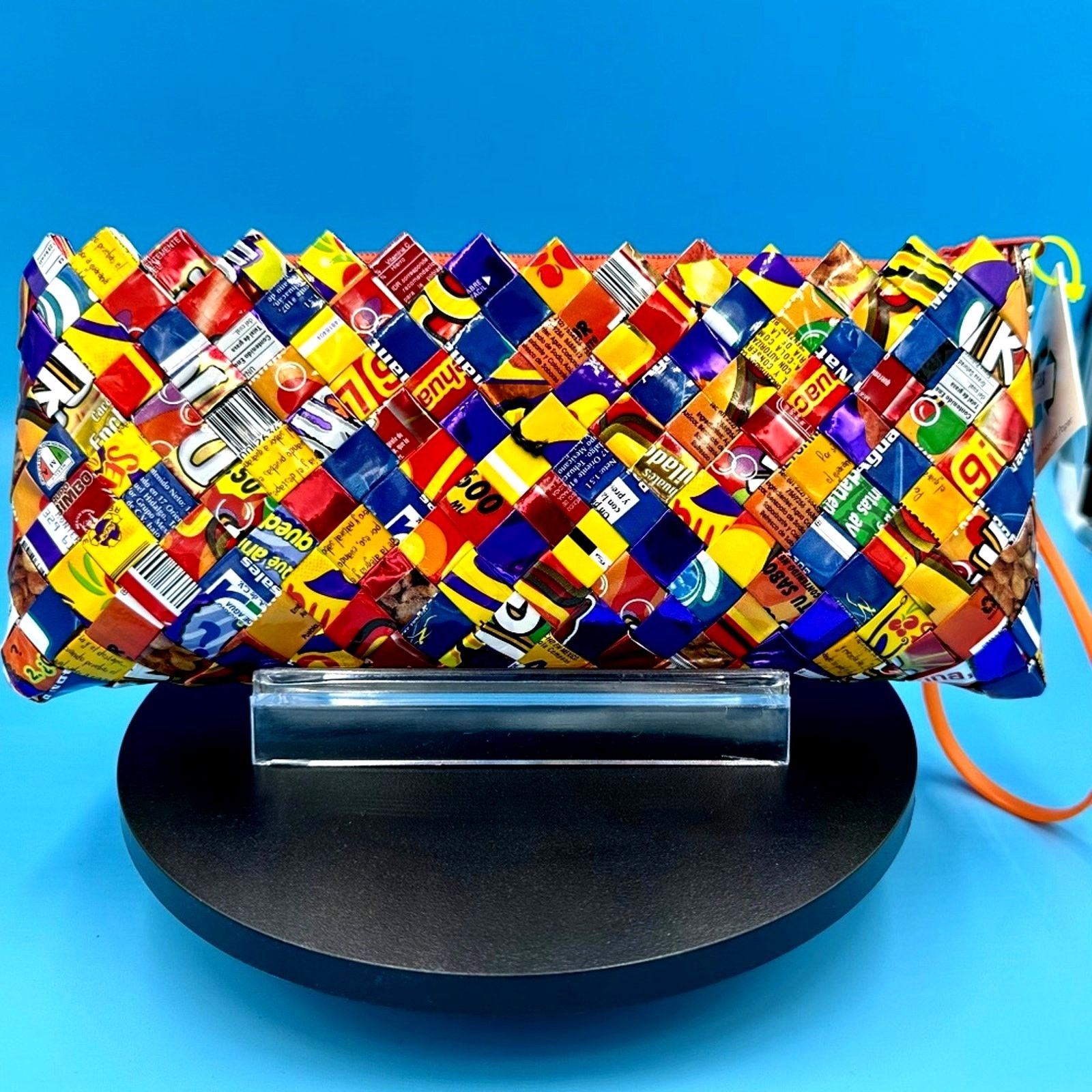 Other Handbag Bright Colorful Ecoist Candy Wrapper Clutch/Wristlet Size ONE SIZE - 10 Thumbnail