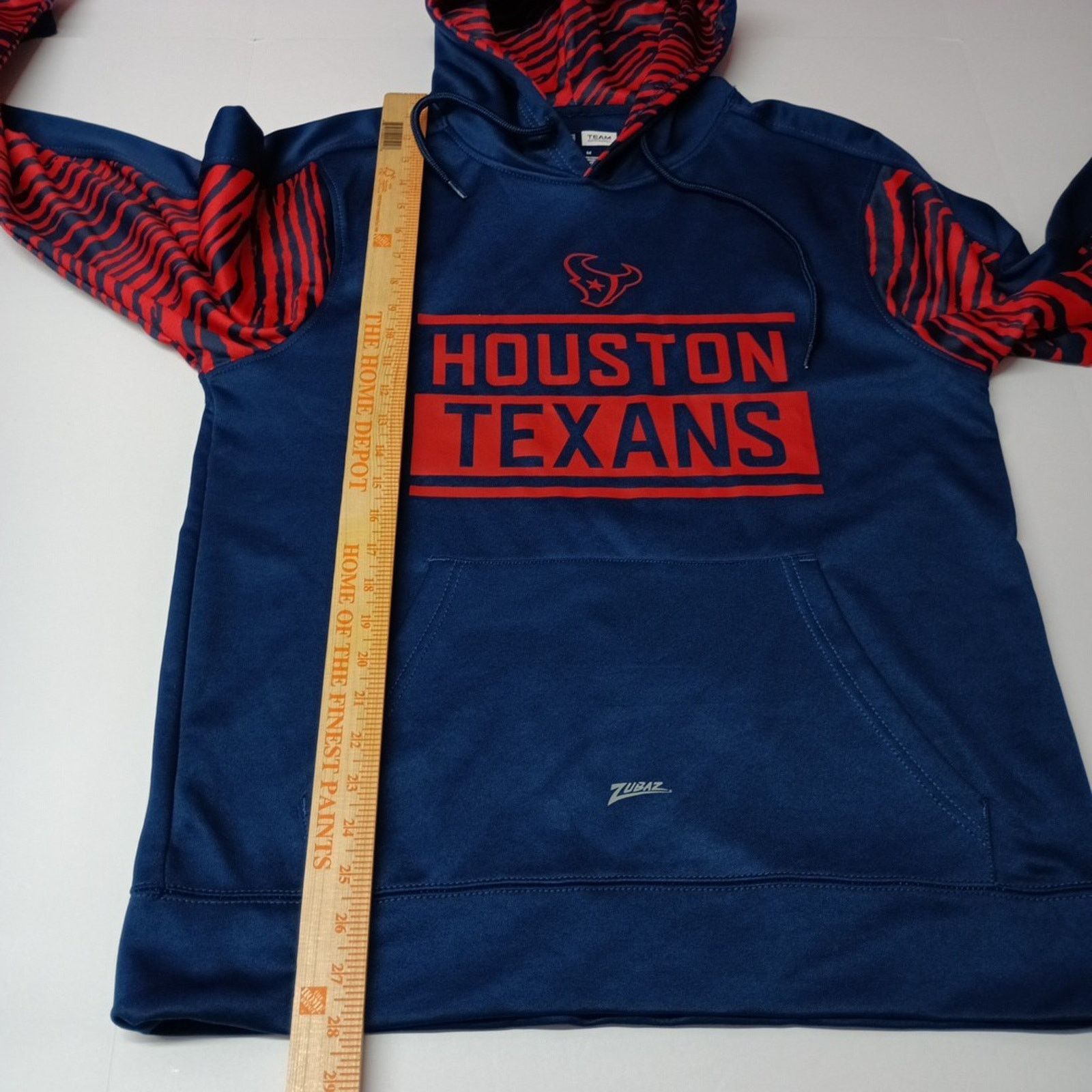 Zubaz Zubaz Men's M Houston Texans Team Zebra Accents Hoodie NWOT Size US M / EU 48-50 / 2 - 7 Thumbnail