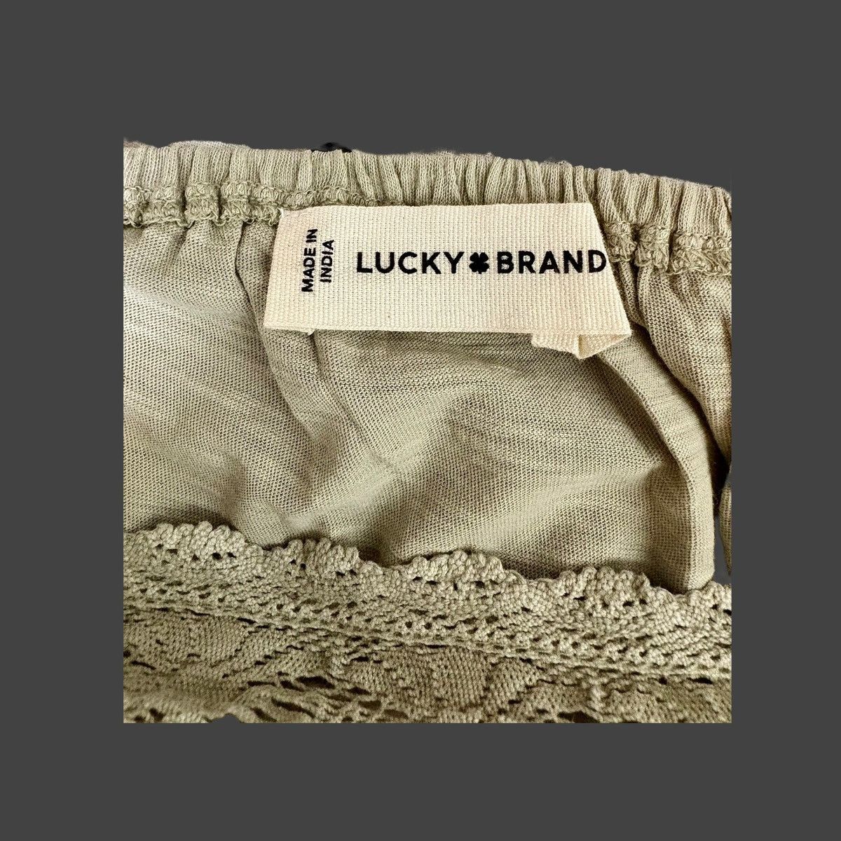 Lucky Brand Lucky Brand Lace Waistline Tie Seneca Rock Tank Sz XL Size XL / US 12-14 / IT 48-50 - 12 Thumbnail