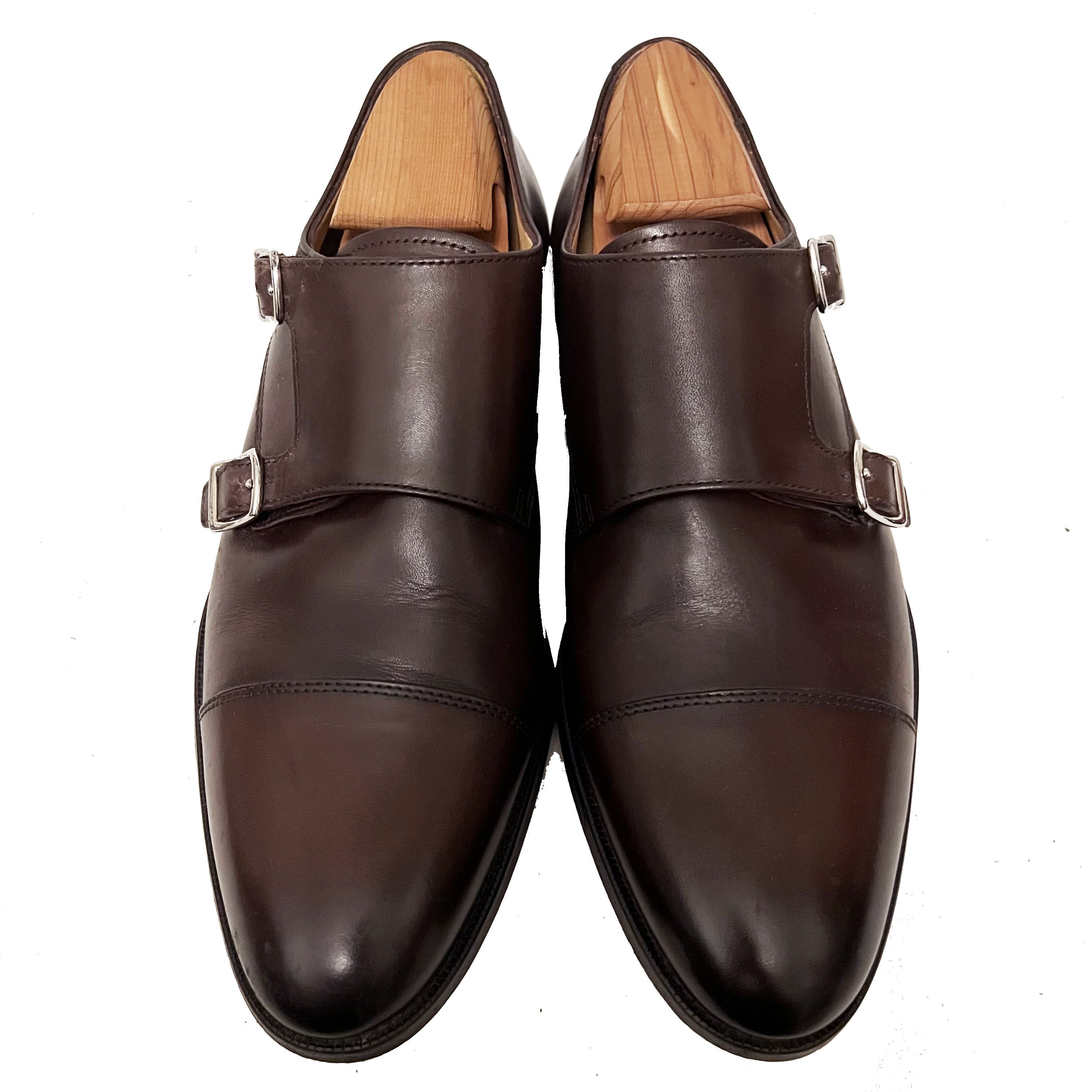 Suitsupply Brown Leather Monk Strap Shoes Suitsupply double monk strap — a sharp, modern dress shoe  main image 2