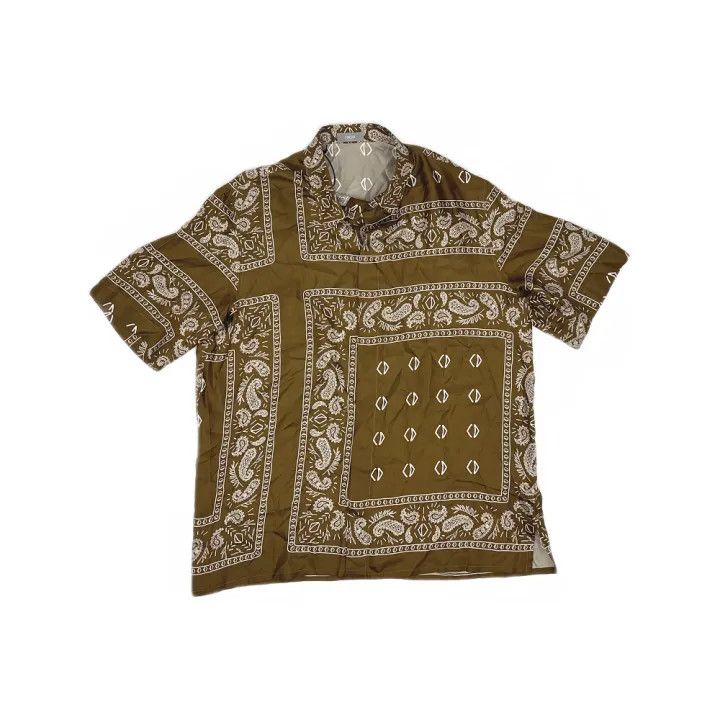 Dior Dior Casual Stylish Printed Short Sleeve Shirt 0079 Size L / US 10 / IT 46 - 1 Thumbnail