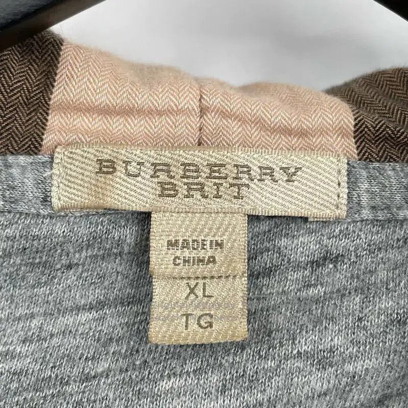 Burberry Burberry Gray Cotton Hoodie for Men. Size US XL / EU 56 / 4 - 3 Thumbnail