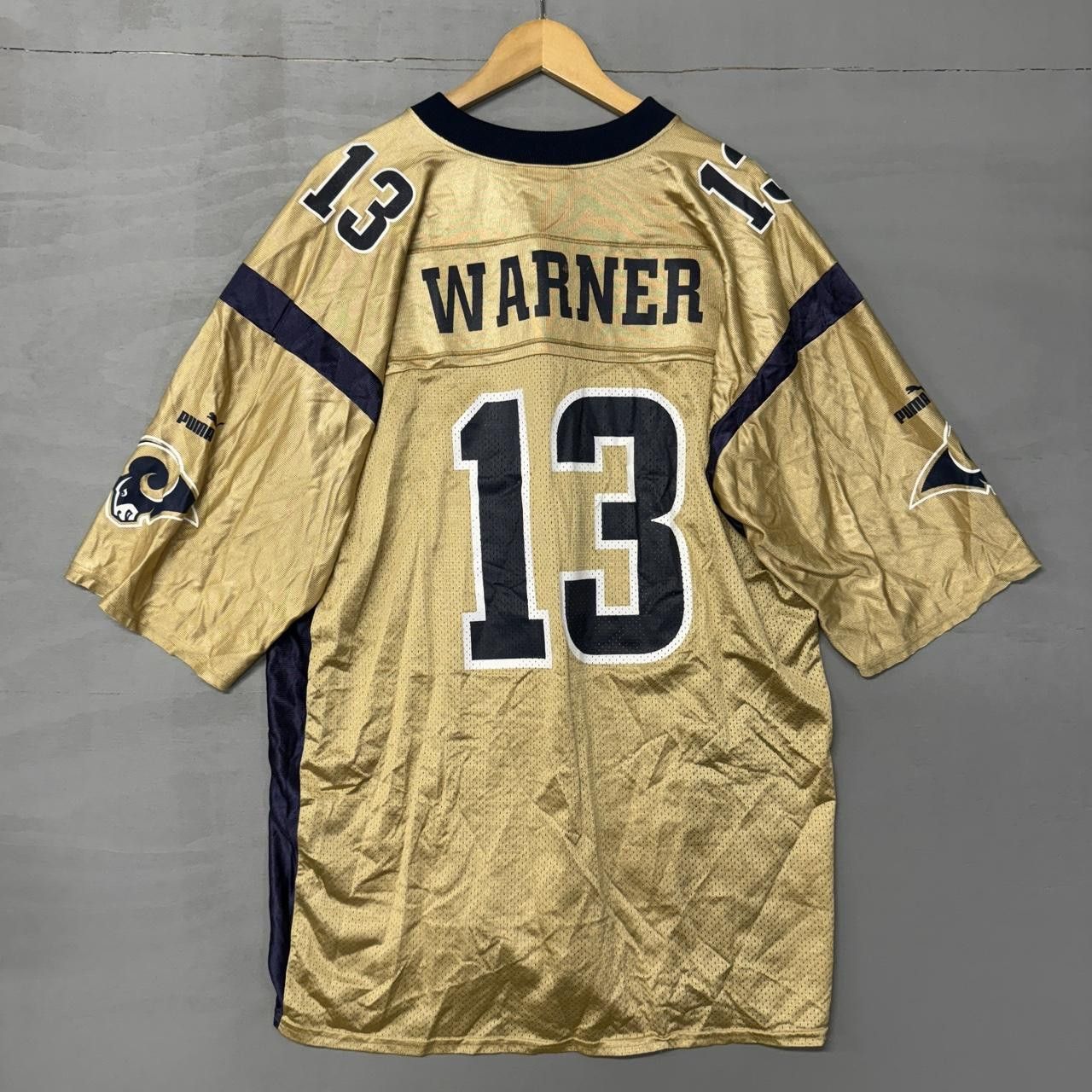 Puma Vintage Kurt Warner Puma St. Louis Rams Retro Jersey XXL Size US XXL / EU 58 / 5 - 1 Thumbnail