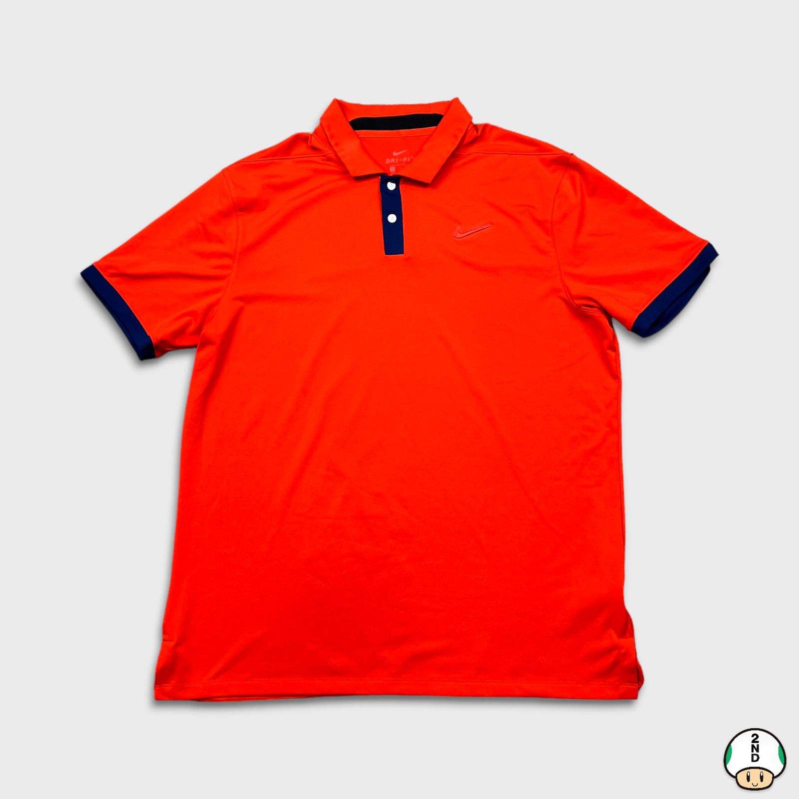 Nike × Vintage Nike Sportswear Shirt Large Dri Fit Swoosh Athletic Polo Size US L / EU 52-54 / 3 - 1 Thumbnail