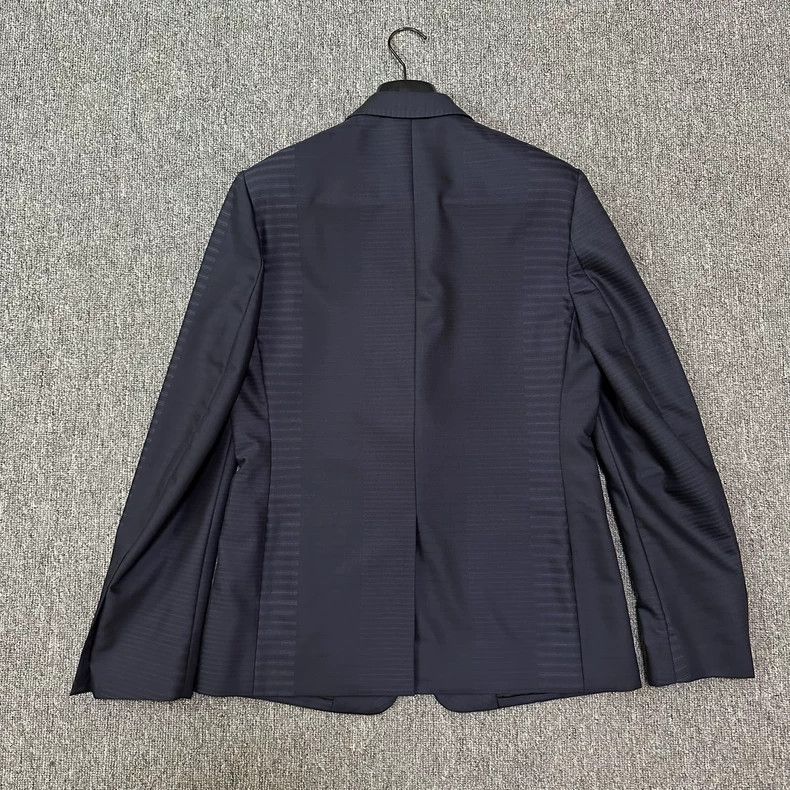 Dior Dior 15ss striped stitching wool cover suit 2501-Nextarrow Size 48R - 4 Thumbnail