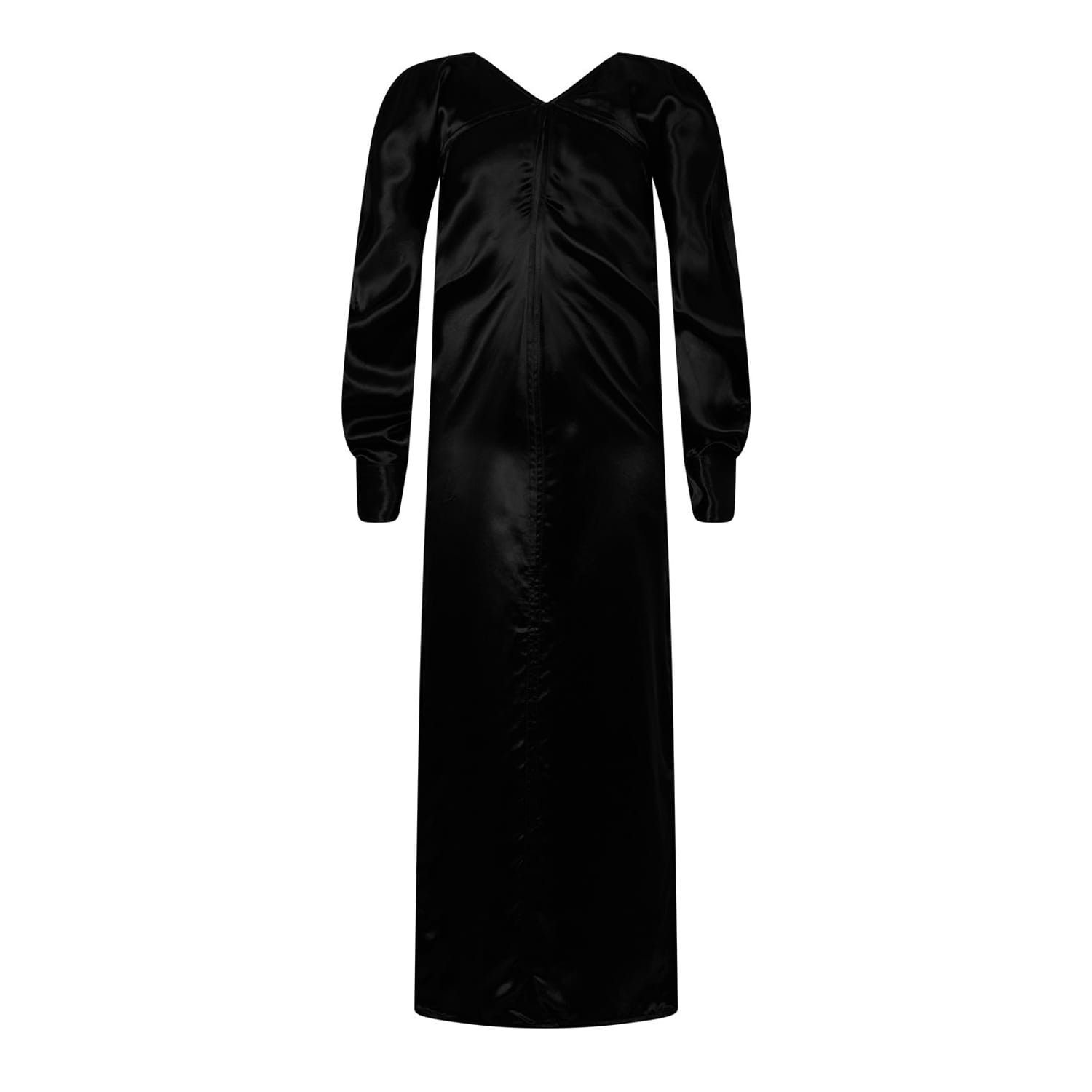Bottega Veneta Bottega Veneta V-Neck Maxi Slip Dress in Black Size XS / US 0-2 / IT 36-38 - 1 Thumbnail
