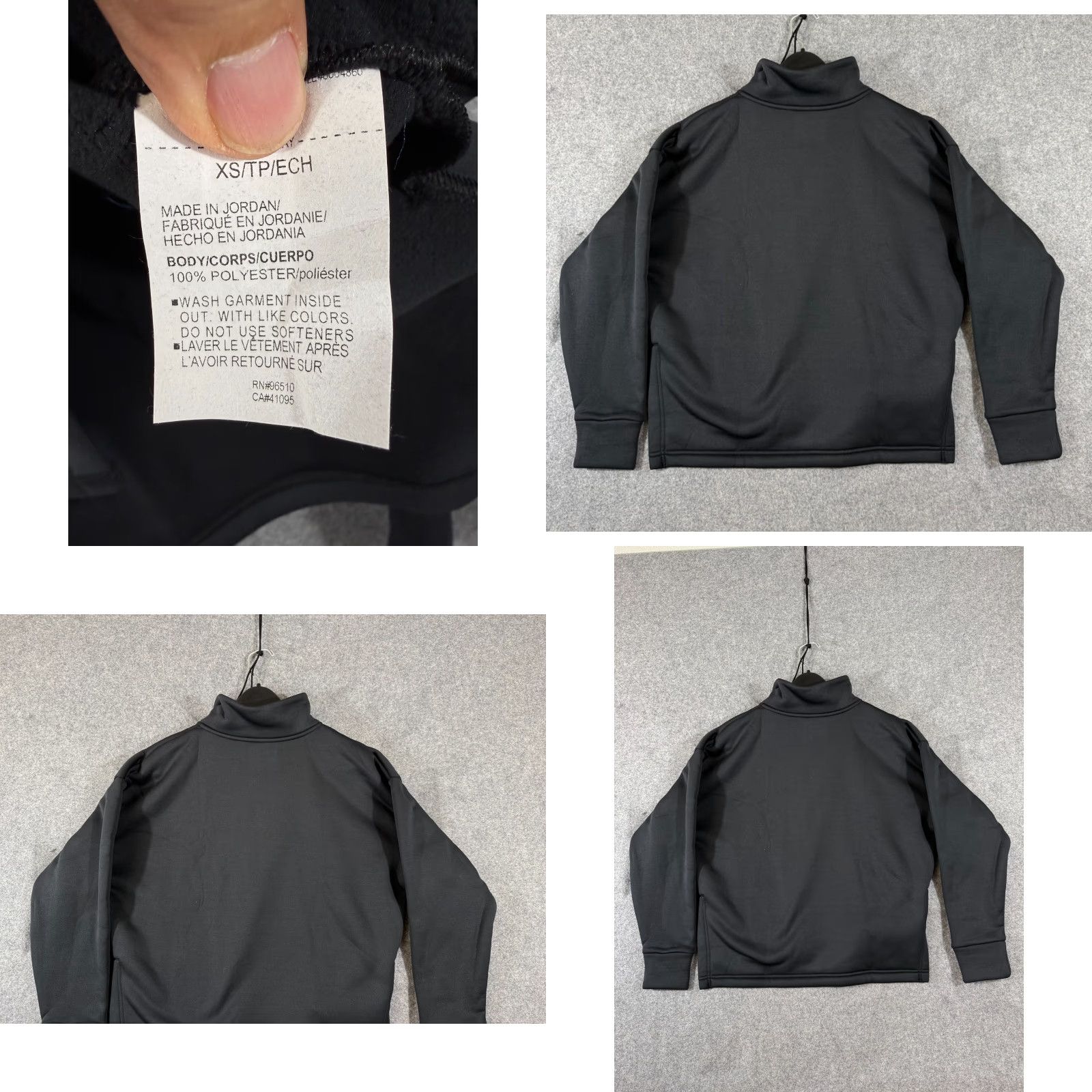 Under Armour Under Armour Jacket Womens XS Black Fleece Half Zip Mock Neck Pullover NWT Size XS / US 0-2 / IT 36-38 - 8 Thumbnail