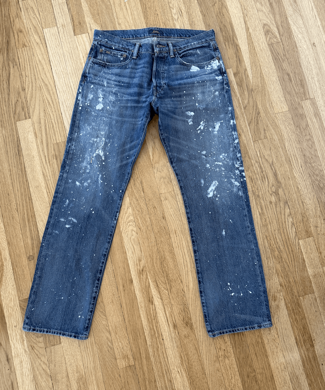 Polo Ralph Lauren POLO paint splatter jeans 32x32 Size US 32 / EU 48 - 1 Thumbnail