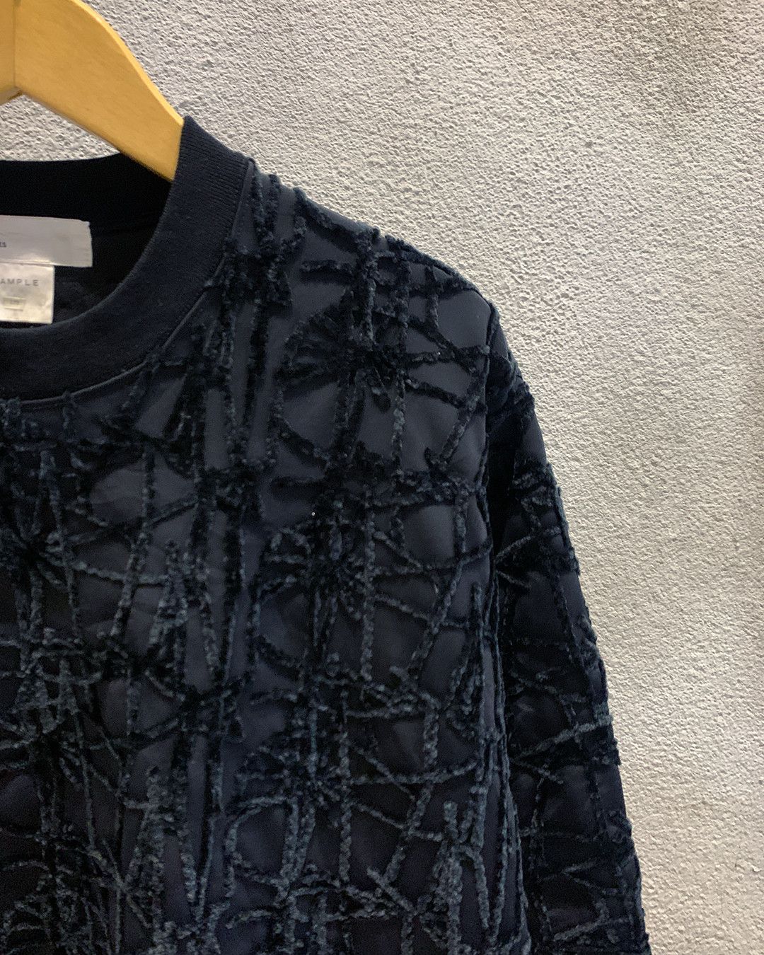 Toga Toga Archives "SAMPLE" Textured Loop Knit Sweatshirt Size US XL / EU 56 / 4 - 3 Thumbnail