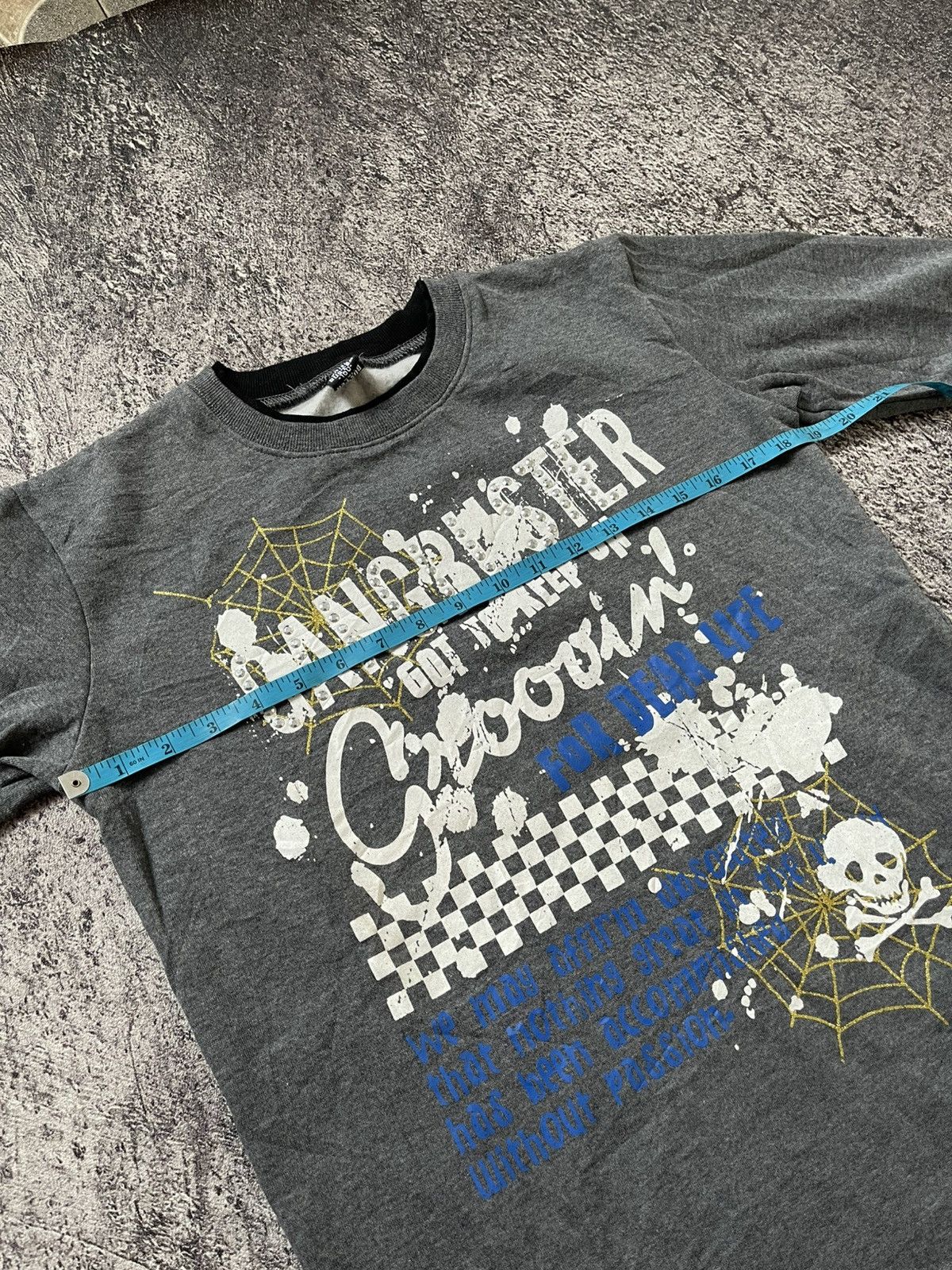 Japanese Brand Y2K Gang Buster ifsixwasnine punk sweatshirt Size US M / EU 48-50 / 2 - 9 Thumbnail