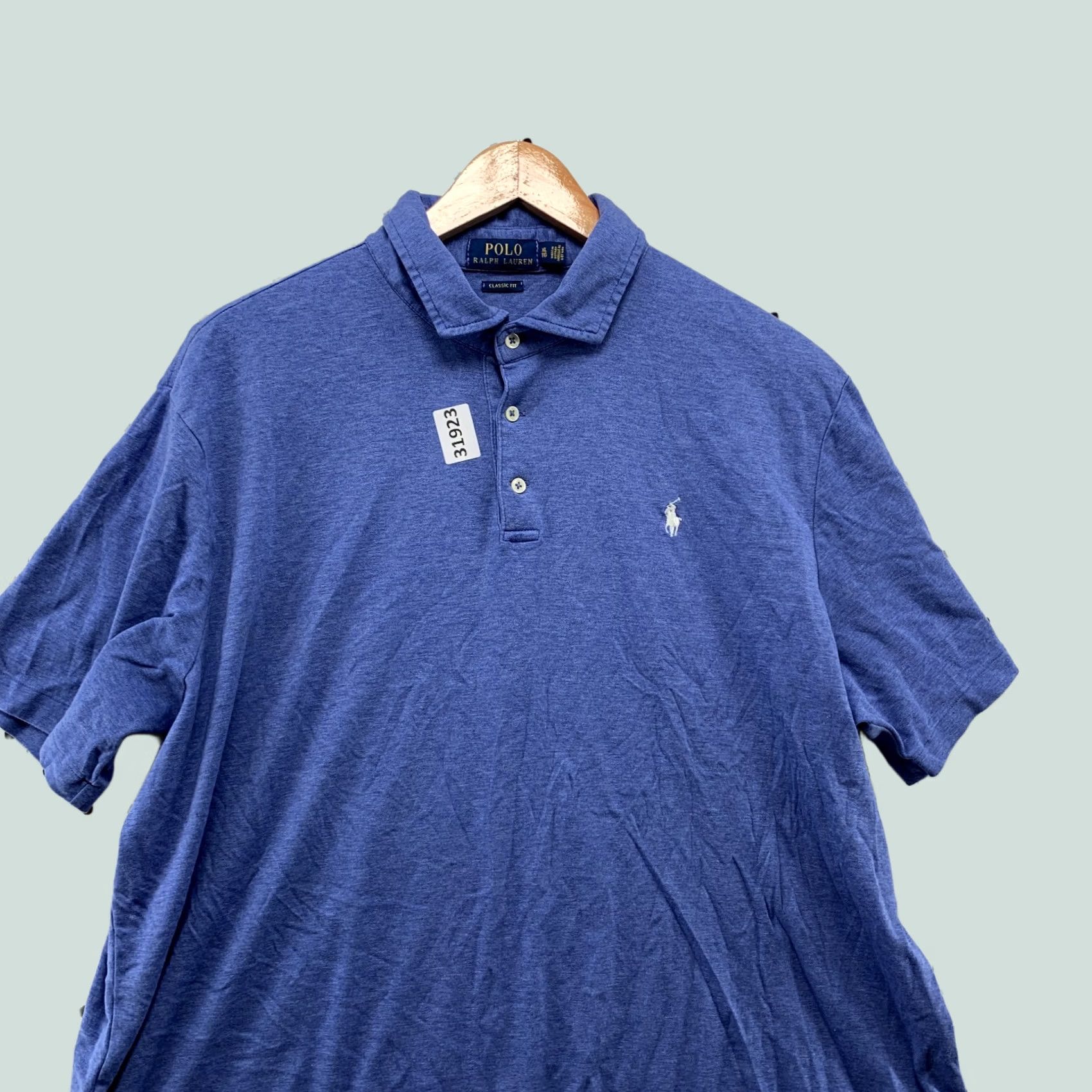 Polo Ralph Lauren Polo Ralph Lauren Shirt Mens XL Blue White Pony Collared Casual Size US XL / EU 56 / 4 - 1 Thumbnail