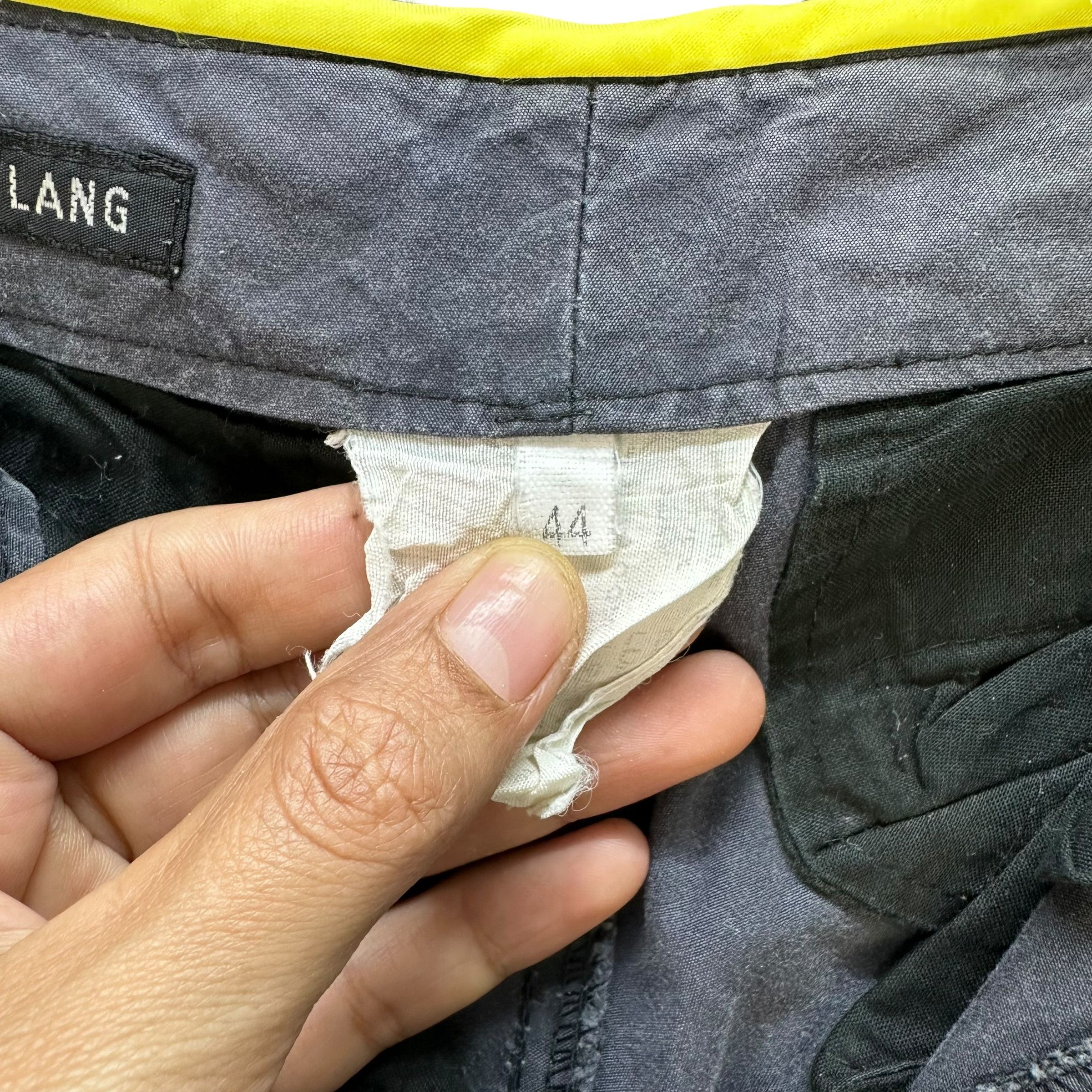 Helmut Lang Vintage Trashed HELMUT LANG Sun Faded Trousers W29 #A76-1819 Size US 29 - 9 Thumbnail