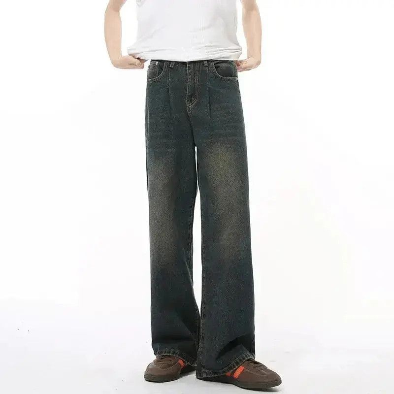 Japanese Brand Retro loose straight leg jeans Size US 32 / EU 48 - 1 Thumbnail