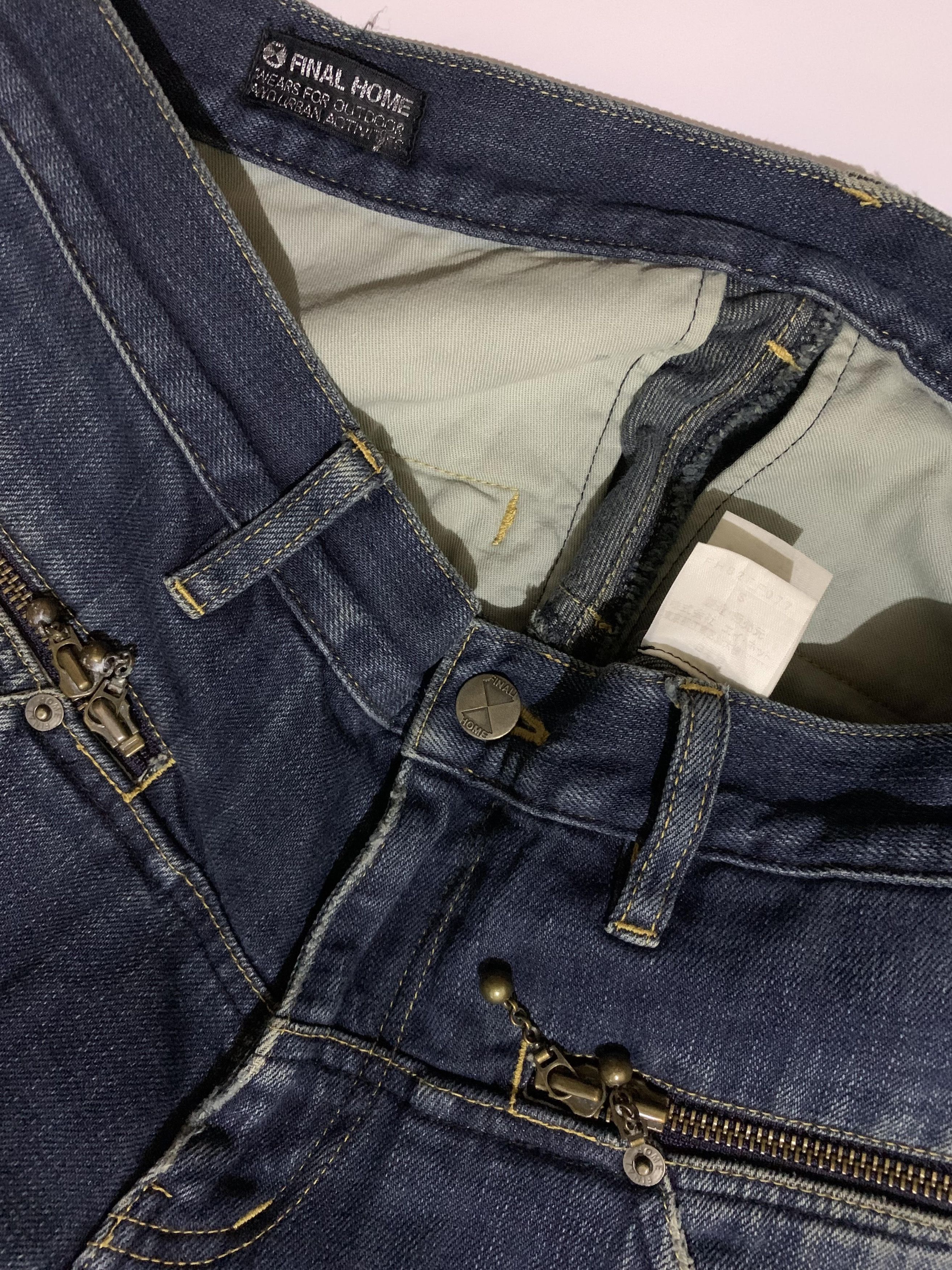 Final Home × Issey Miyake FINAL HOME SIDE ZIP POCKET JEANS Size US 31 - 2 Thumbnail
